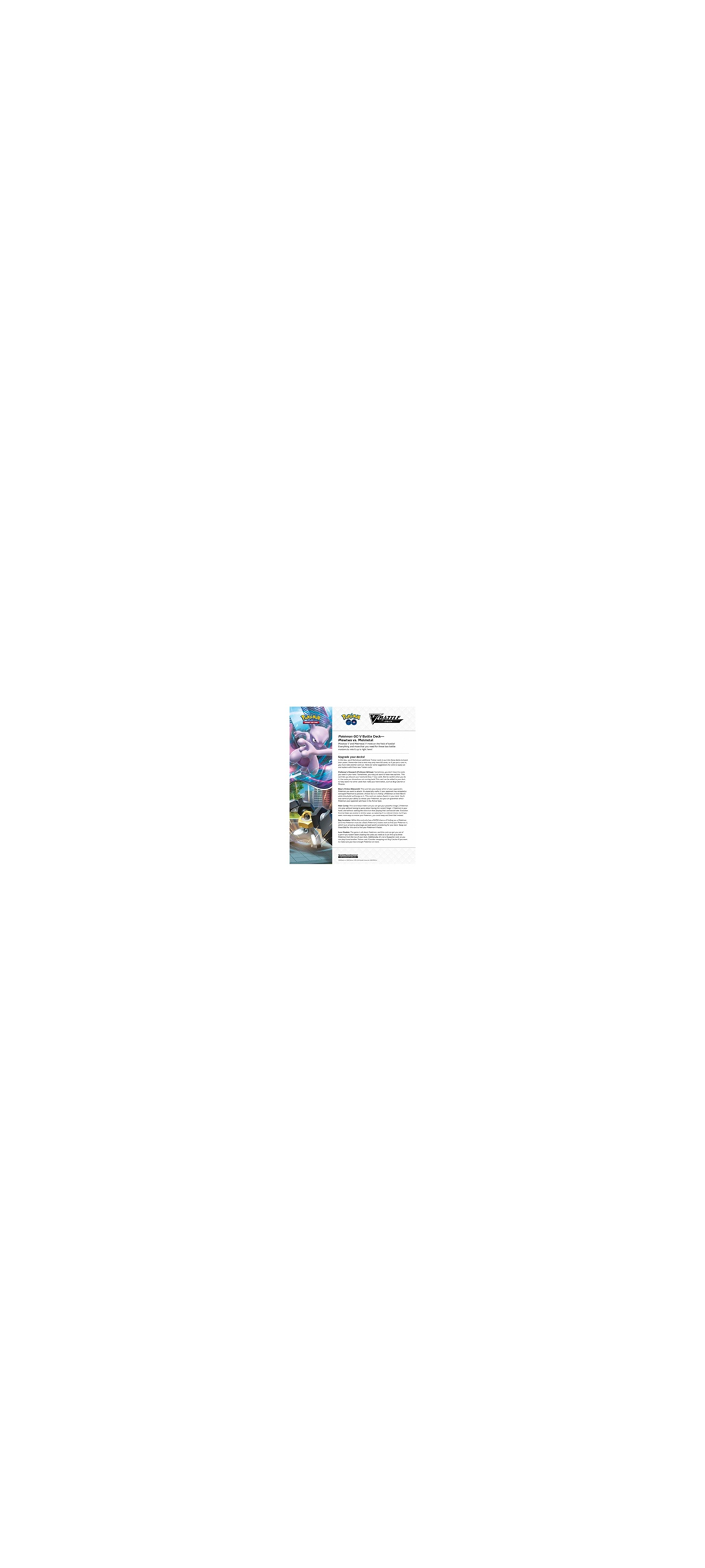Pokemon TCG - Pokémon GO - V Battle Deck Bundle - Mewtwo vs. Melmetal - Englisch 2022 - 8