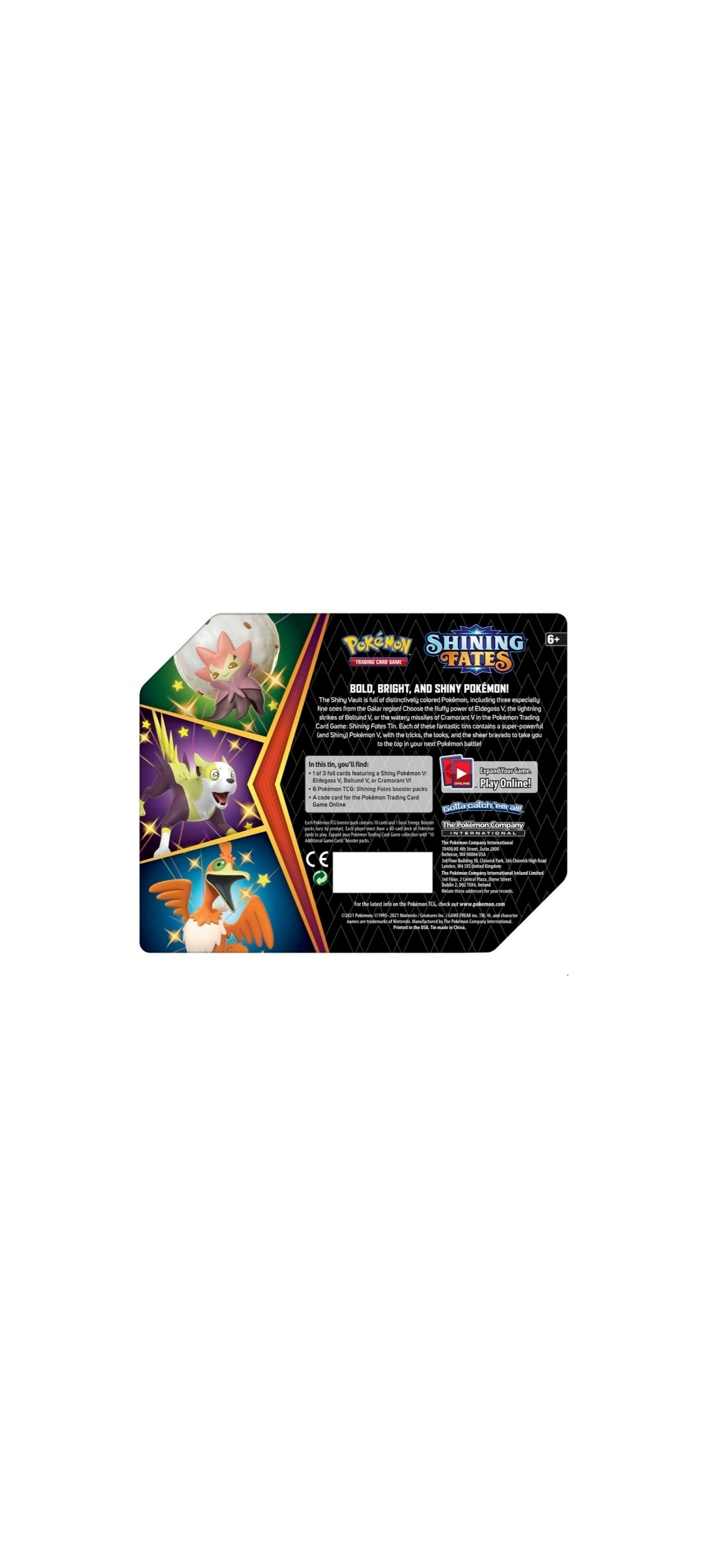 Pokemon TCG - Shining Fates - Tin 2021 - 1