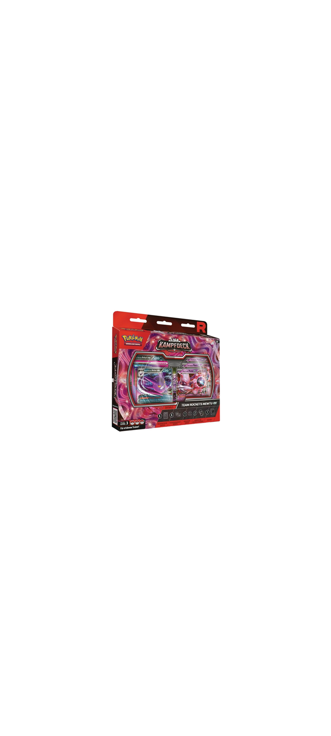 Pokemon Tcg - Karmesin & Purpur - Liga Kampfdeck - Team Rockets - Mewtu ex - Deutsch 2025 - 3