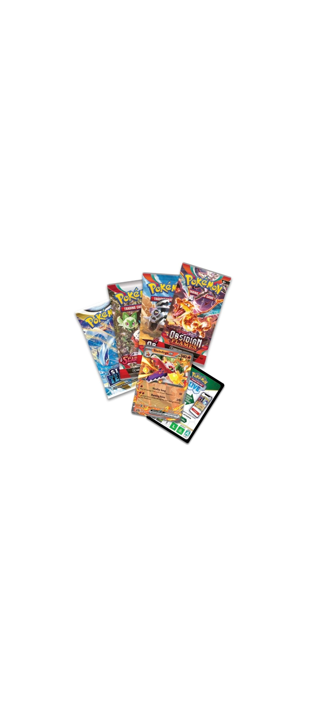 Pokemon TCG - Scarlet & Violet - Paldea Partner - Tin - Skeledirge ex - Englisch 2023 - 2