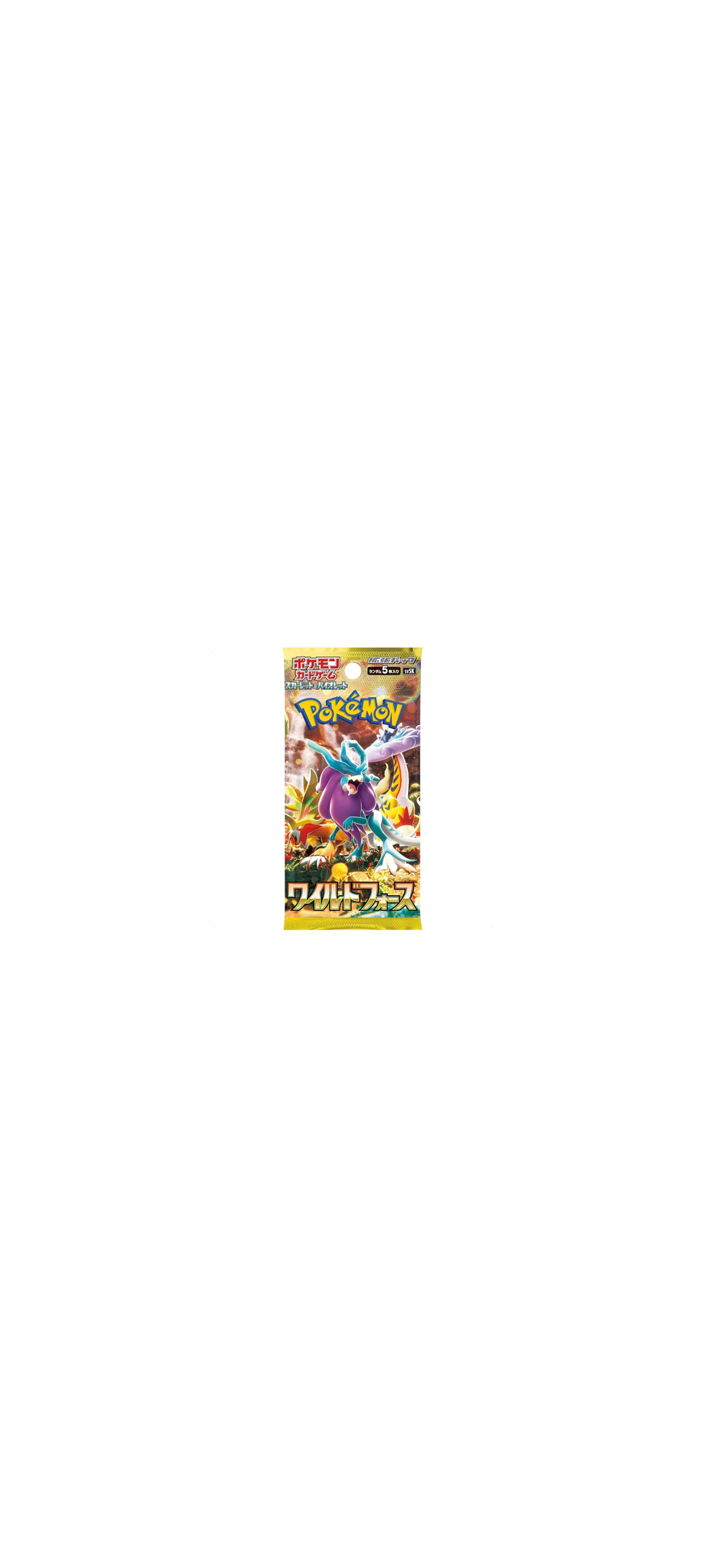 Pokemon TCG - Scarlet & Violet - Wild Force - Booster Pack (sv5k) - Japanisch 2024