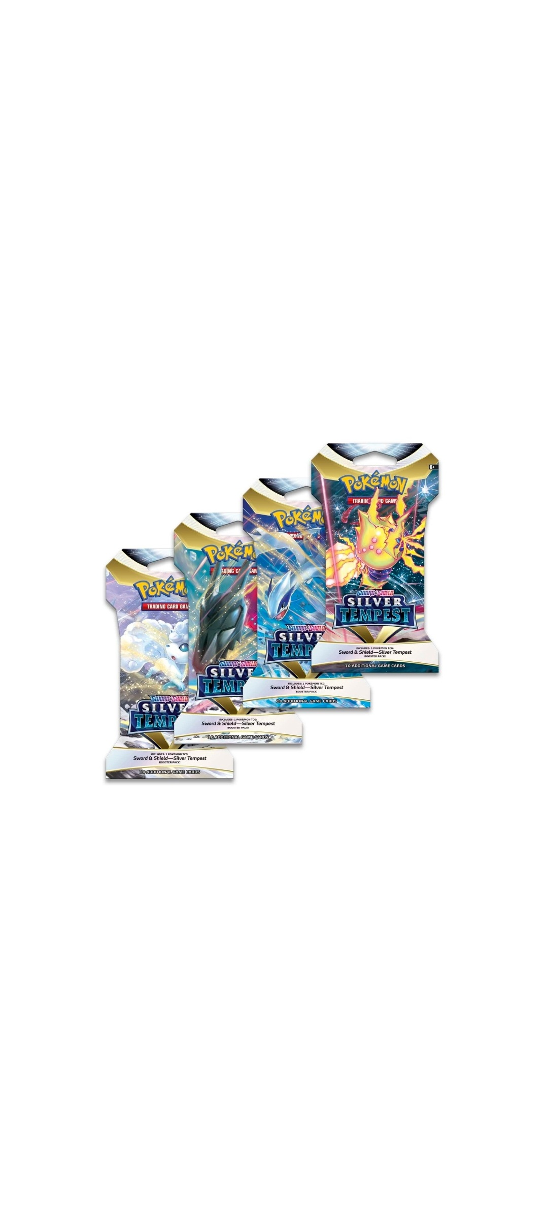 Pokemon TCG - Sword & Shield - Silver Tempest - Sleeved Booster Pack - Englisch 2022 - 1
