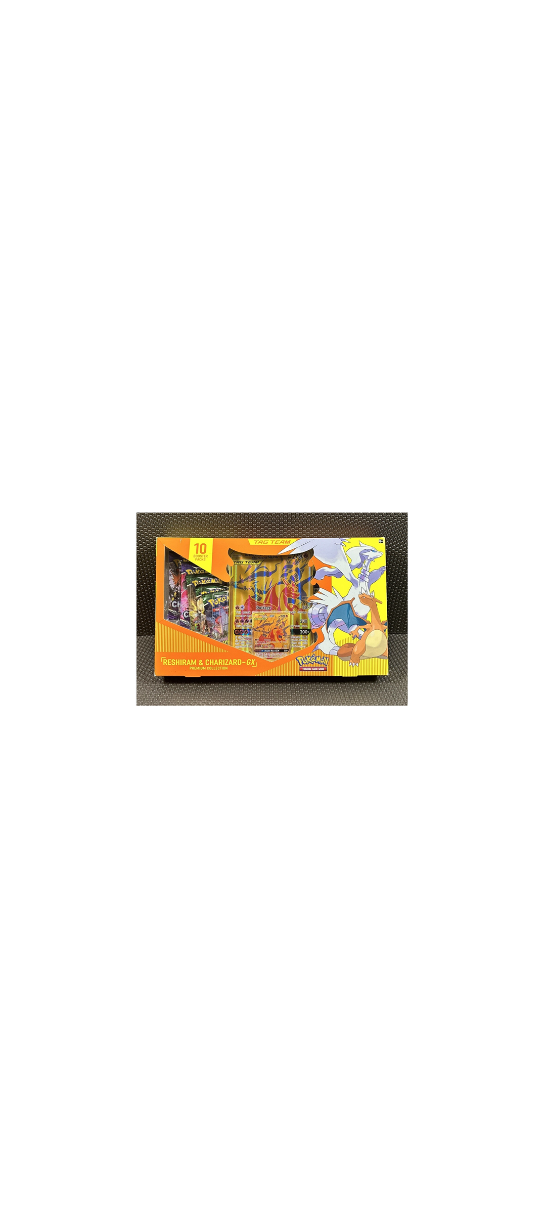 Pokemon TCG - Sword & Shield - Reshiram & Charizard-GX - Premium Collection - Englisch 2021 - 1