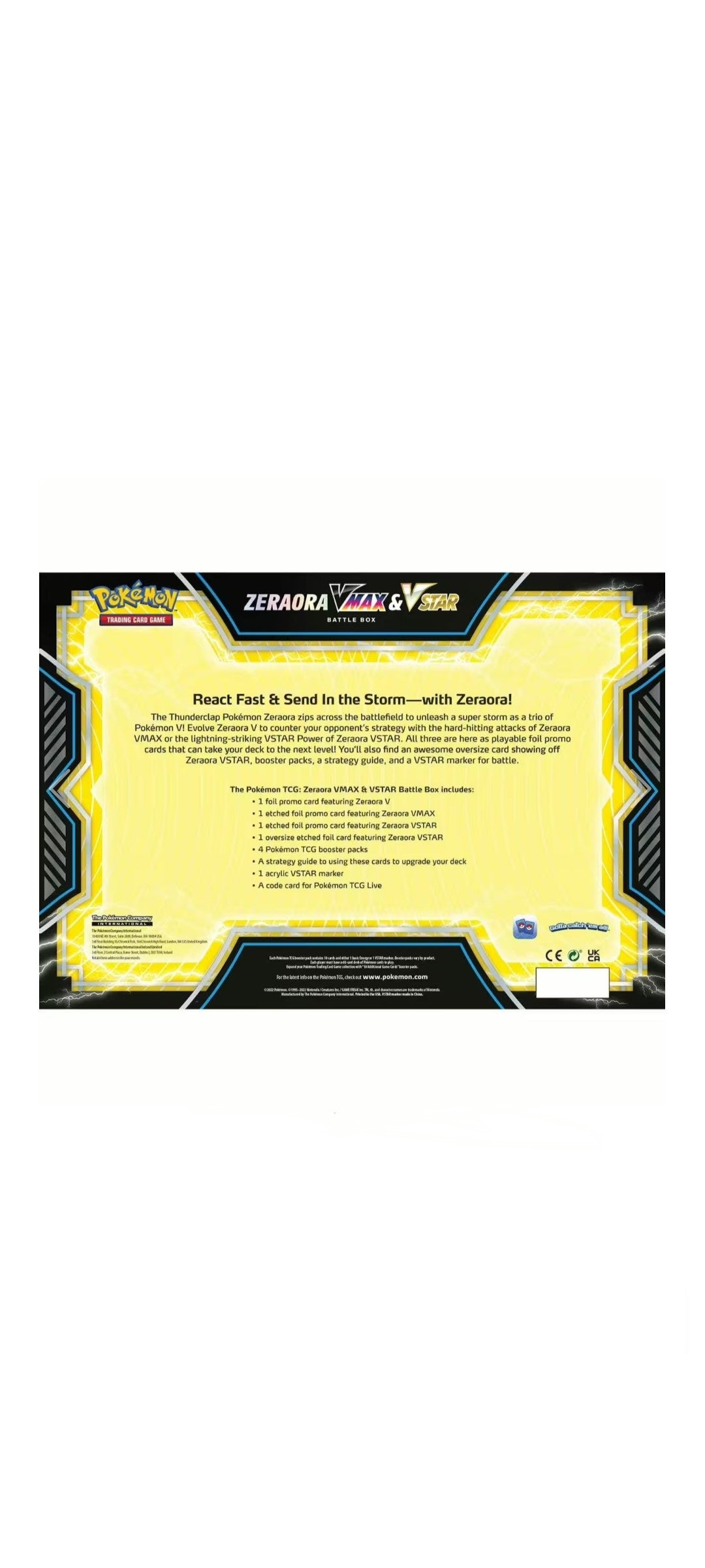 Pokémon TCG - Crown Zenith - Battle Box - Zeraora VMAX & VSTAR 2022 - 2