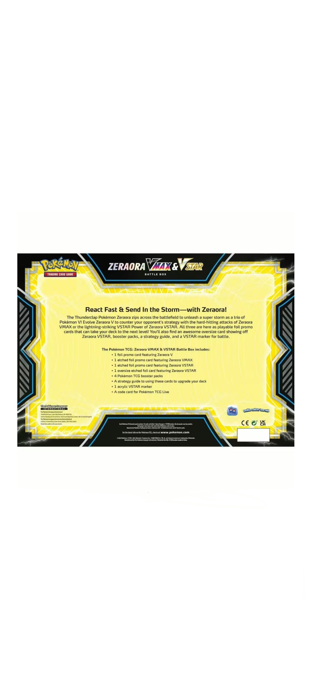 Pokemon TCG - Battle Box - Zeraora VMAX & VSTAR 2022 - 1