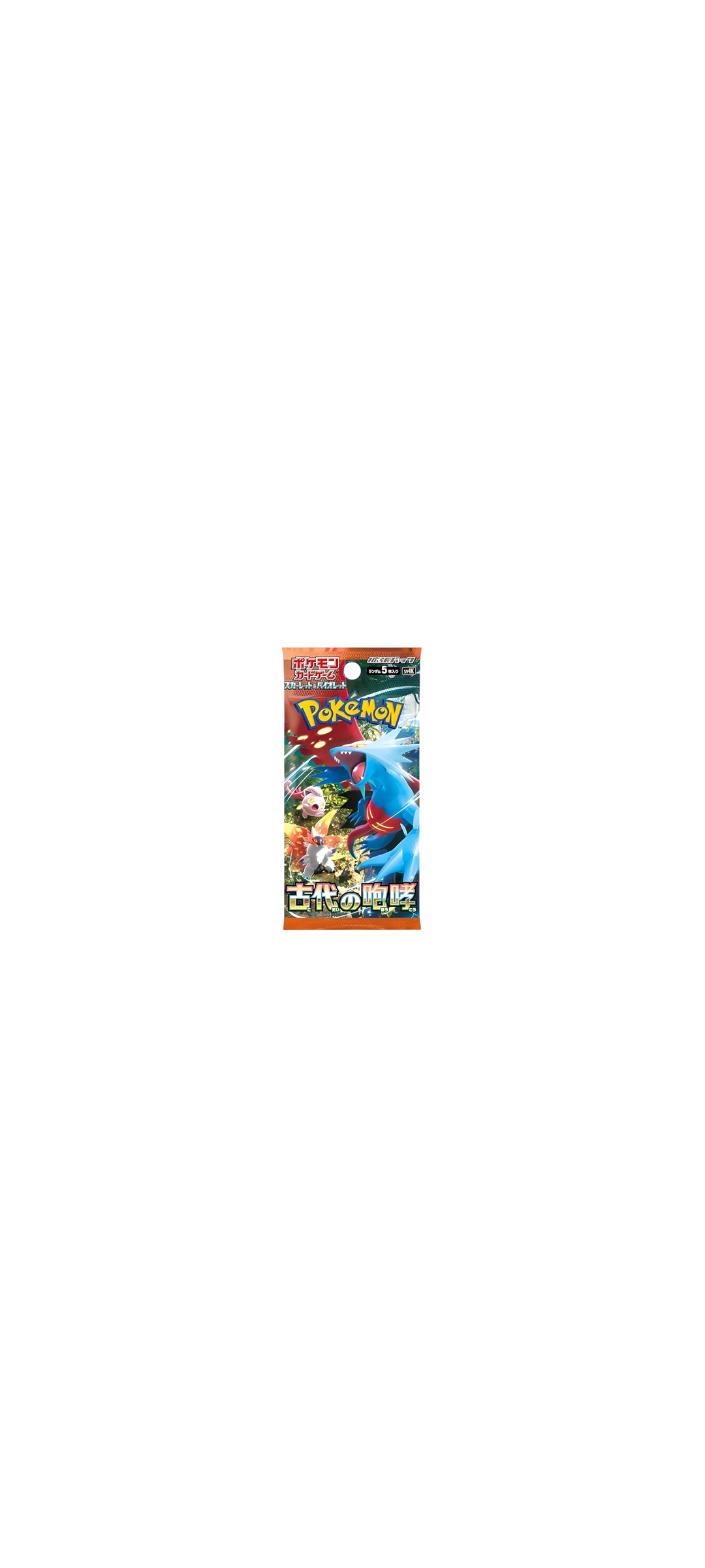Pokemon TCG - Scarlet & Violet - Anicient Roar - Booster Pack (sv4k) - Japanisch 2023