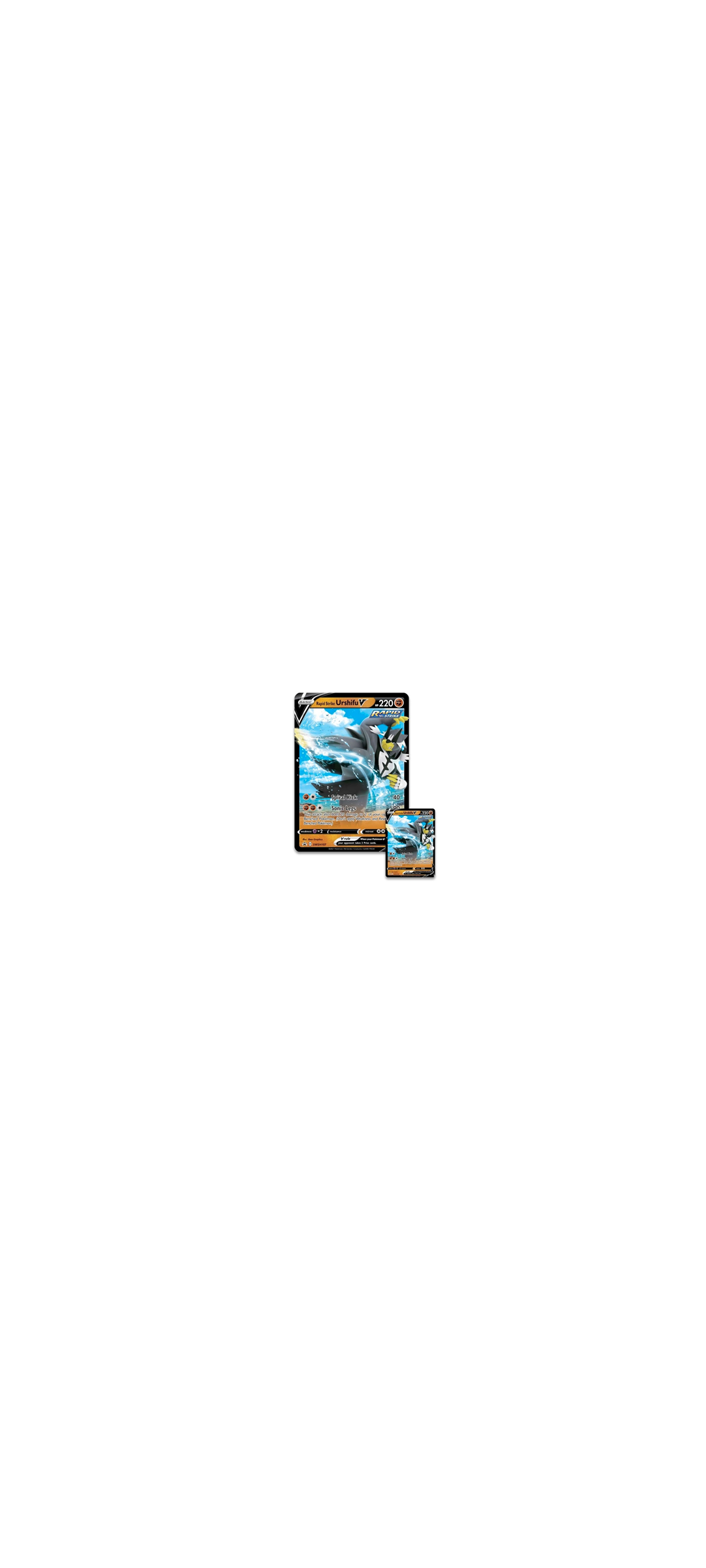 Pokemon TCG - Sword & Shield - Rapid Strike - Urshifu V Box - Englisch 2021 - 3
