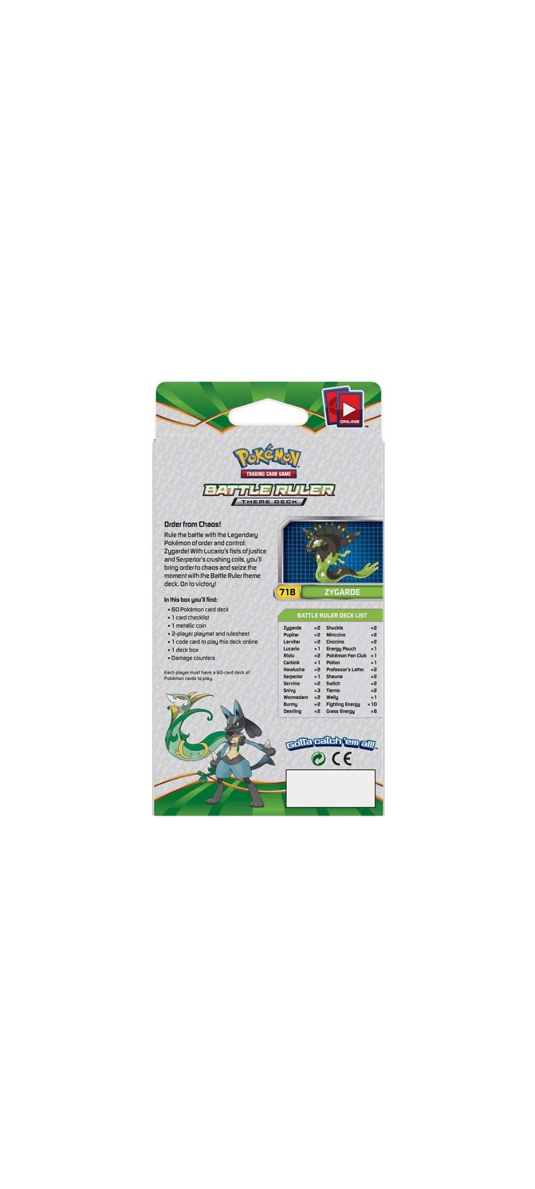 Pokemon TCG - XY Fates Collide - Battle Ruler Zygarde - Theme Deck - 4