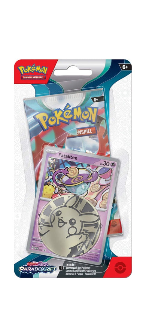 Pokémon TCG - Scarlet & Violet - Paradox Rift - Checklane Blister Fatalitee 2023