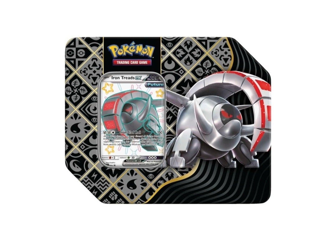 Pokémon TCG - Scarlet & Violet - Paldean Fates 5 Booster Tin - Iron Treads ex 2024 - 1