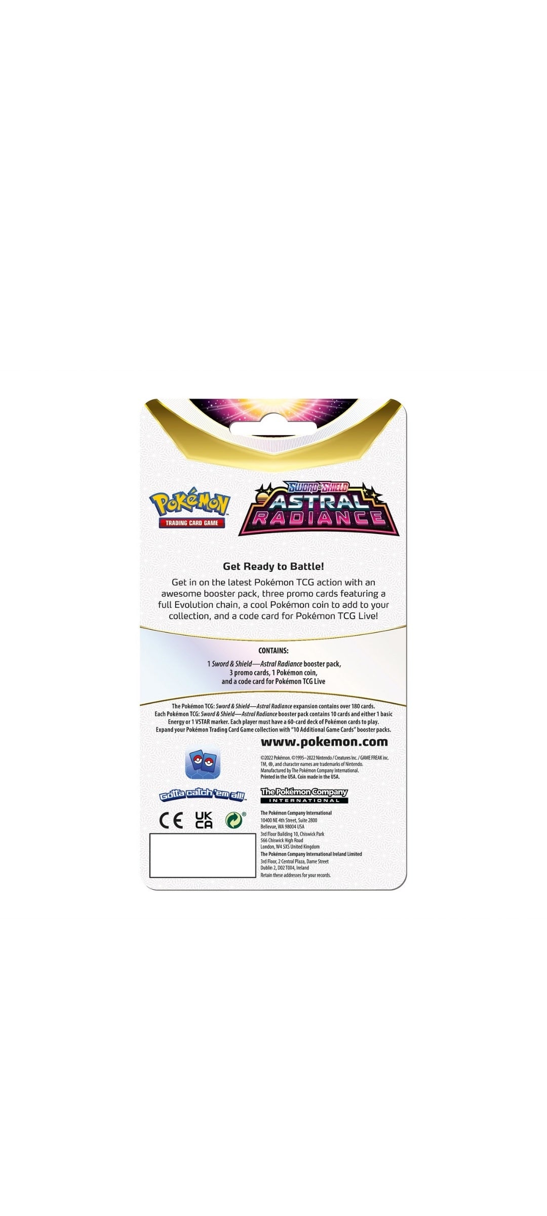 Pokémon TCG - Sword & Shield - Astral Radiance - Swampert / Feraligatr - Premium Checklane Blister