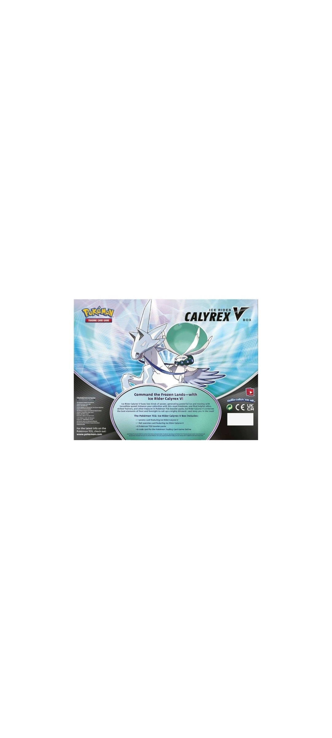 Pokémon TCG - Sword & Shield - Ice Rider - Calyrex V Box 2021 - 3