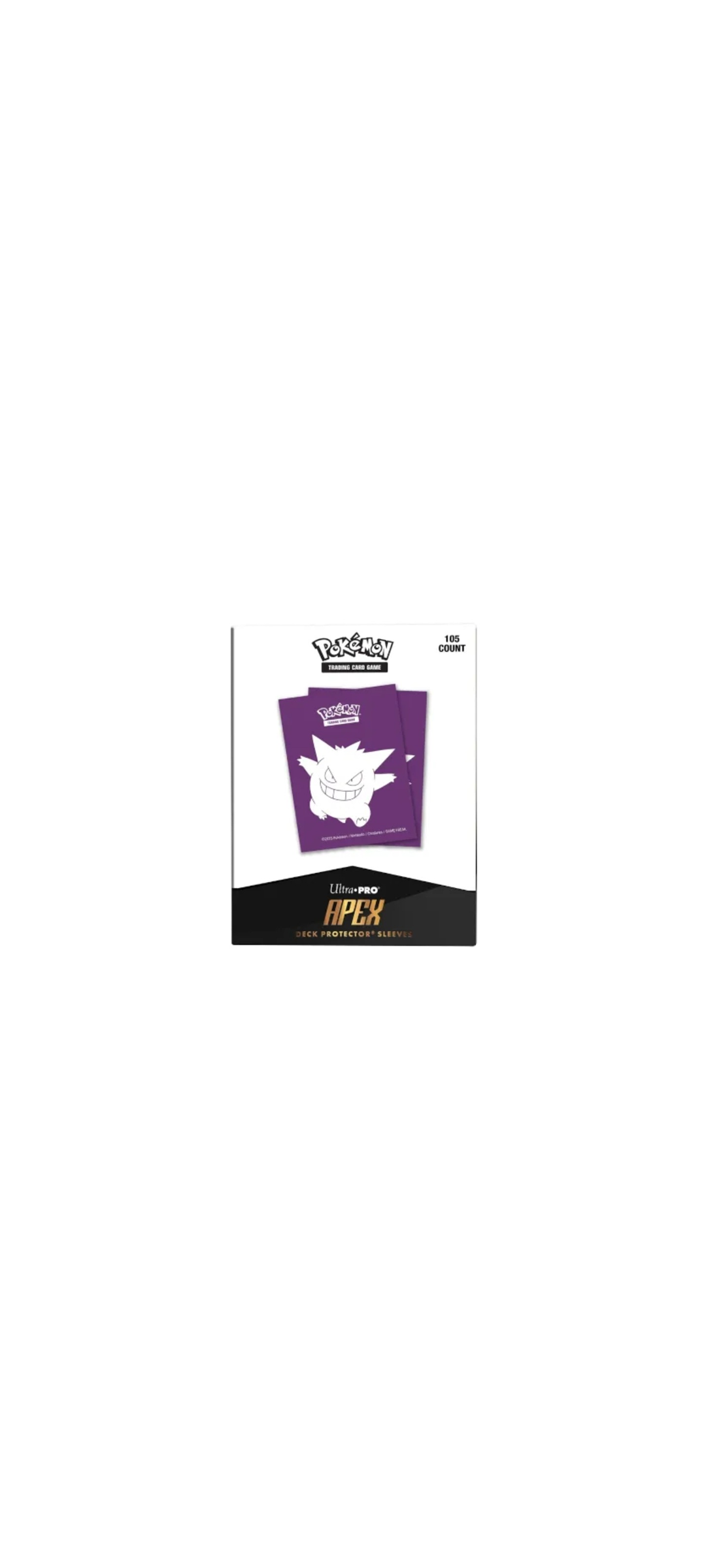 Ultra Pro - Gengar Elite 105ct Apex Deck Protector Sleeves Rubinrot 2025 - 1