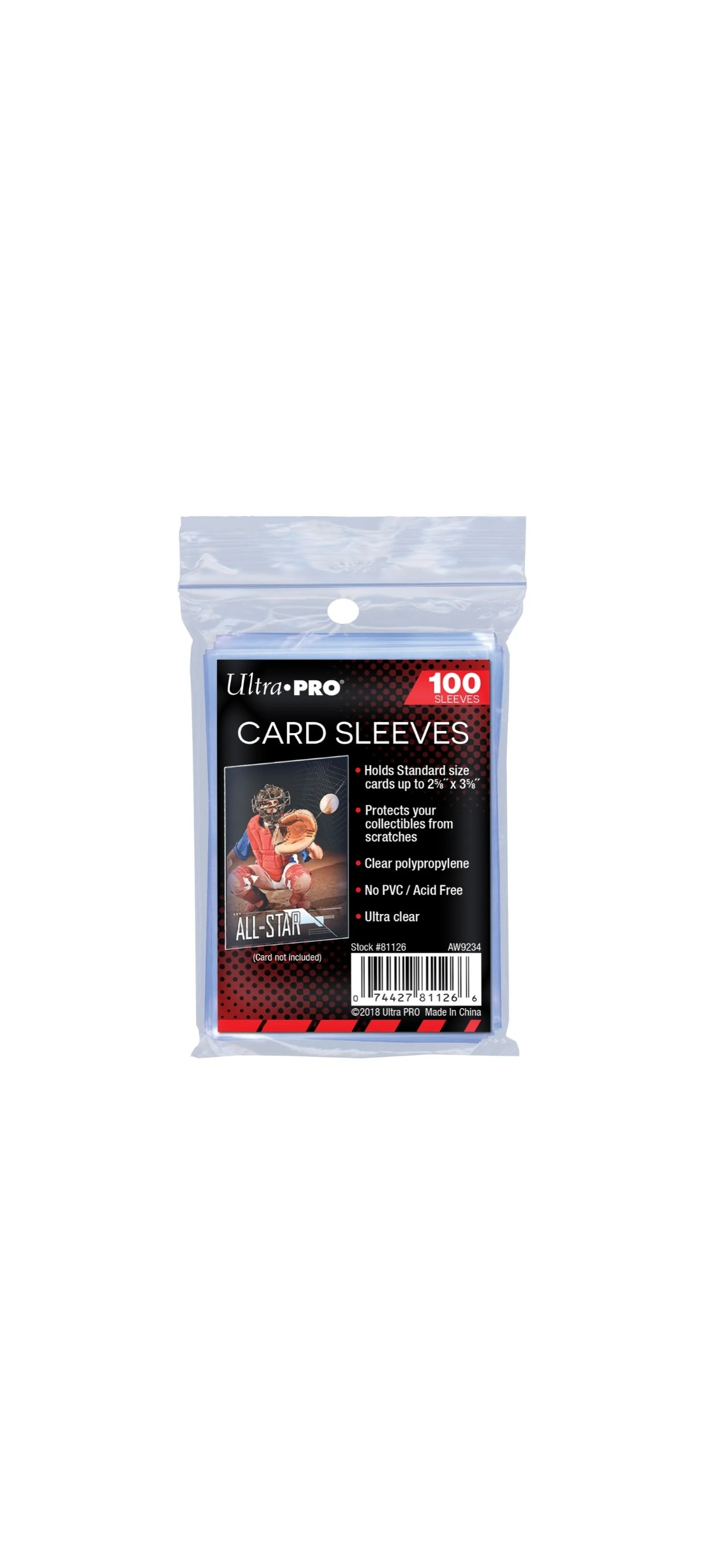 Ultra PRO - Trading Card - Penny Sleeves® - 100 Pack 2.5 x 3.5 2019