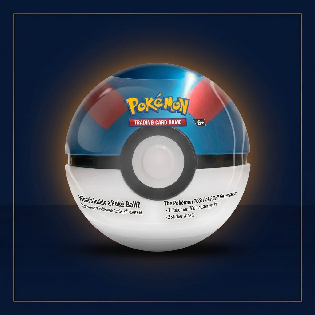 Superball Tin – bearbeitete Navy-Gold-Ansicht mit englischer Referenzbeschriftung