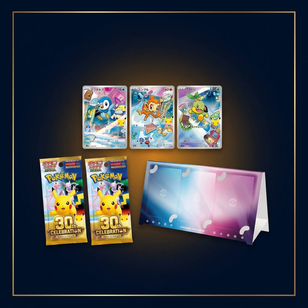 30th Celebration Card Set Japanisch – Sinnoh, bearbeitete Inhaltsansicht