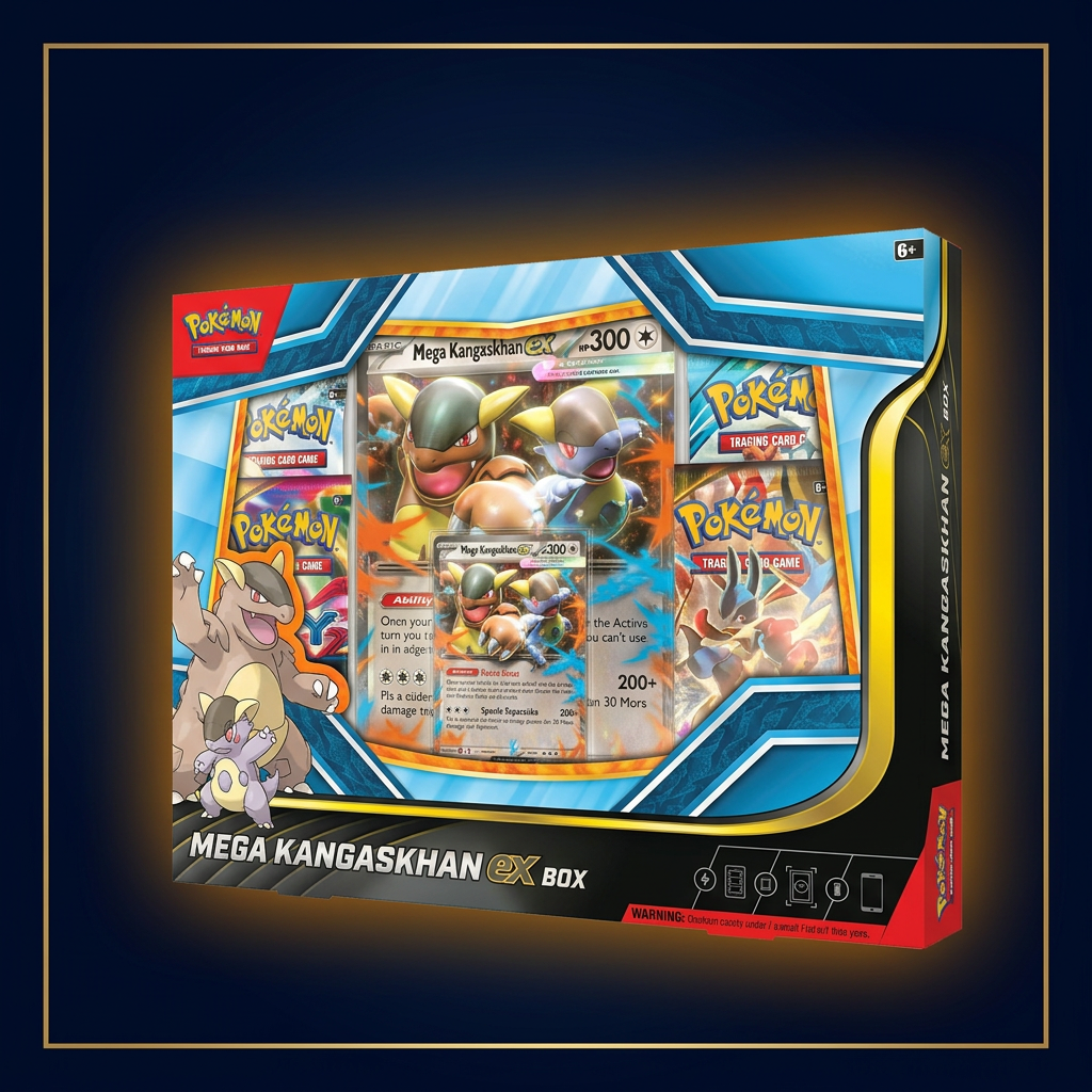 Mega Kangaskhan ex Box English 2026 – side view