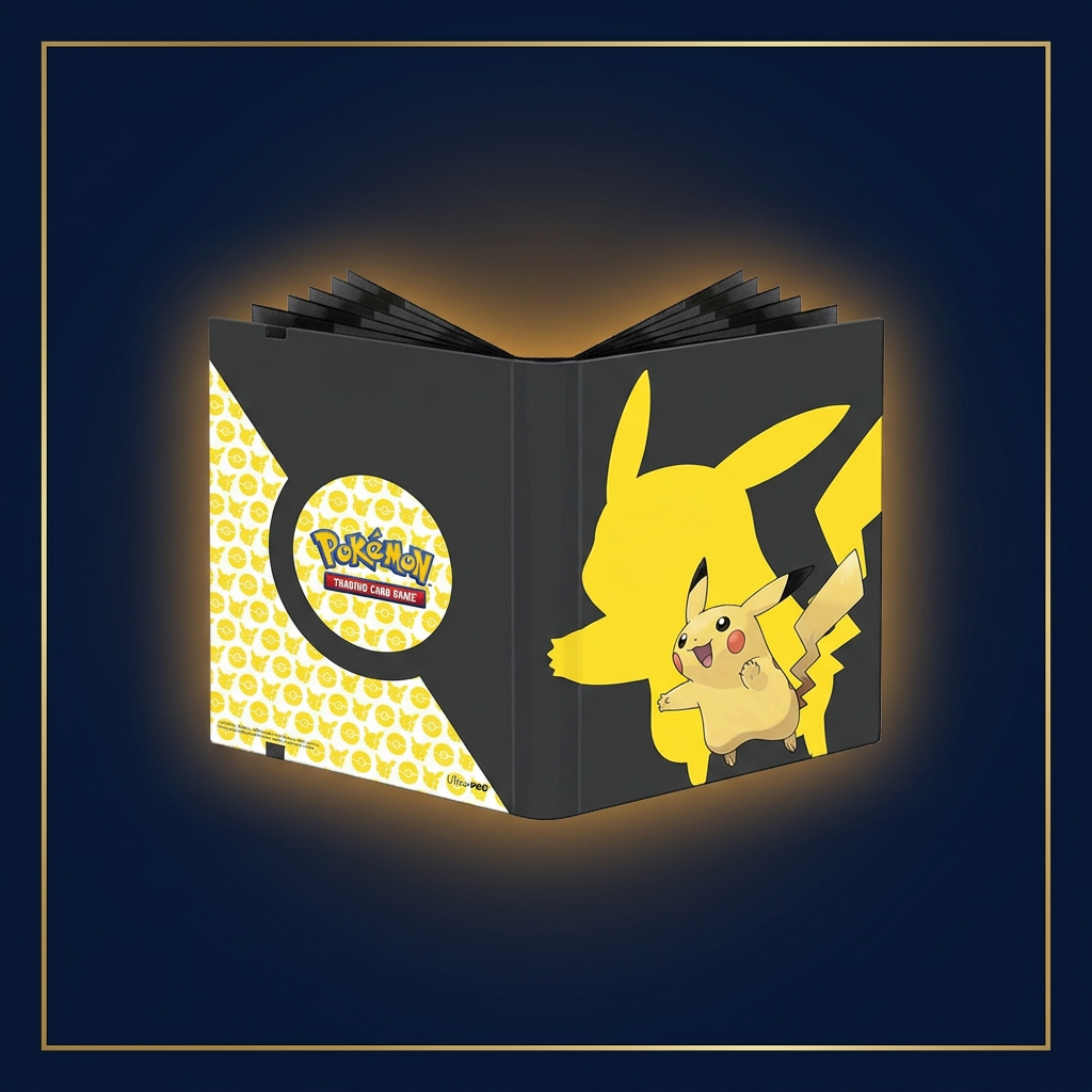 Ultra Pro Pikachu 9-Pocket Portfolio 2019 – Coveransicht im Cardini-Stil