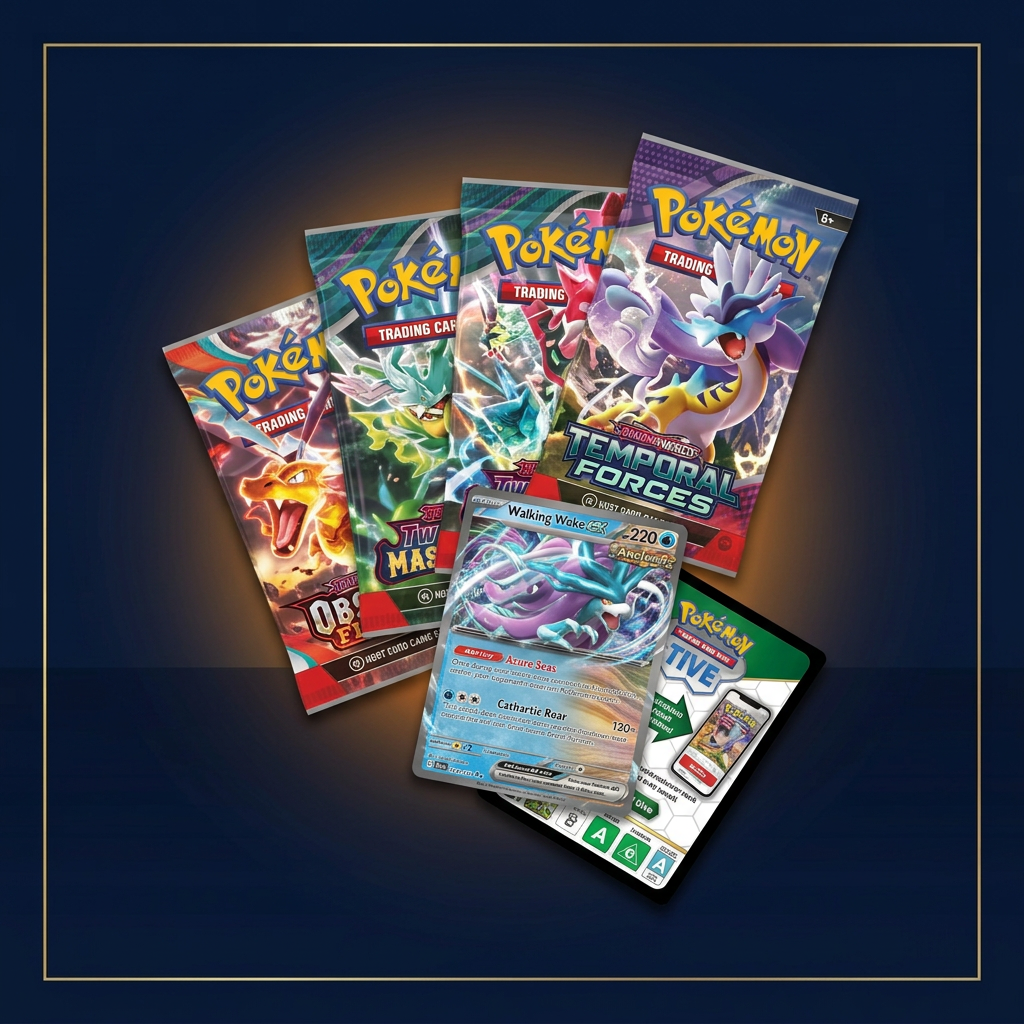Walking Wake ex Tin – bearbeitete Inhaltsillustration; Booster-Abbildungen unverbindlich