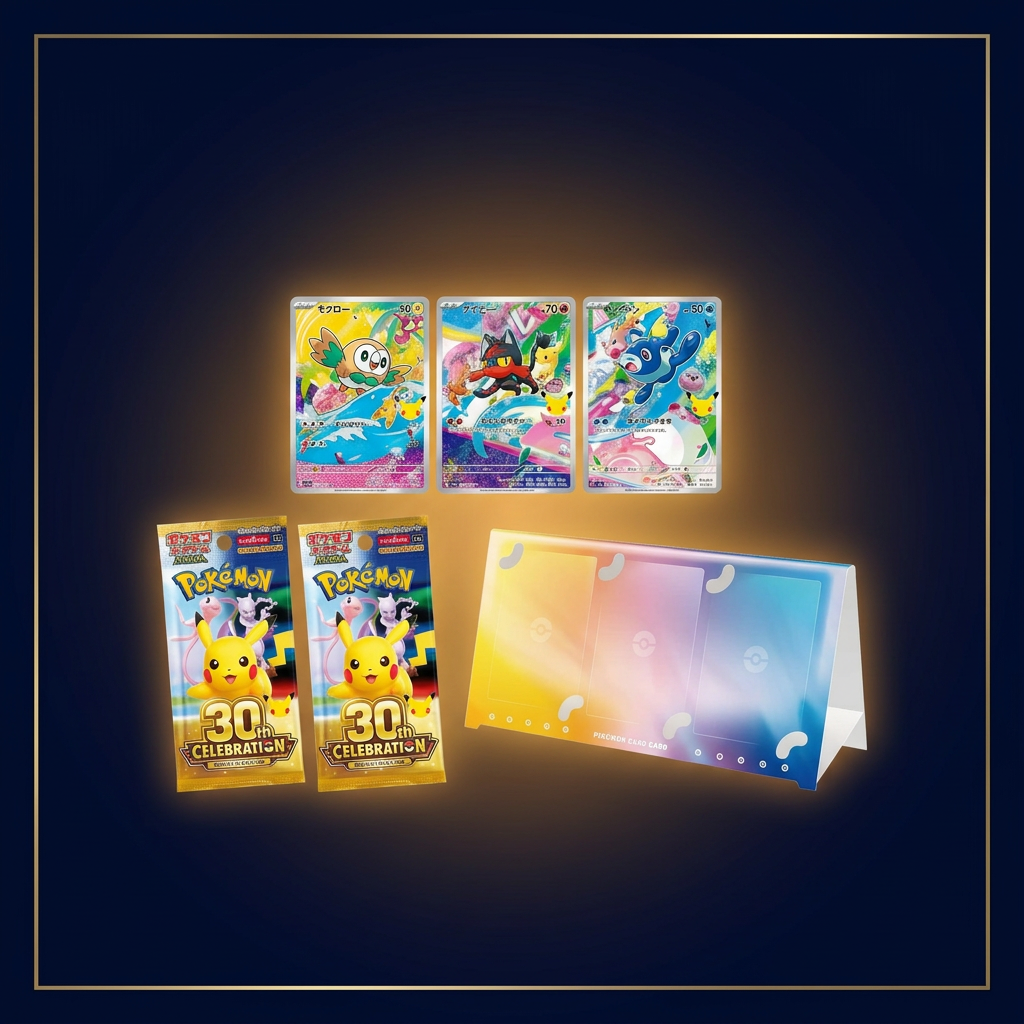 30th Celebration Card Set Japanisch – Alola, bearbeitete Inhaltsansicht