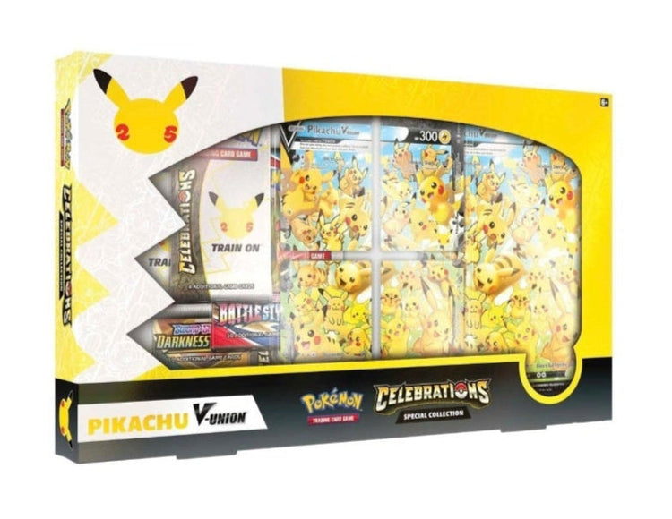  Pokémon TCG – Celebrations – Spezialkollektion – Pikachu V-Union 2021