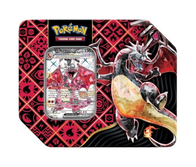 Pokémon TCG - Paldean Fates 5 Booster Tin - Charizard ex
