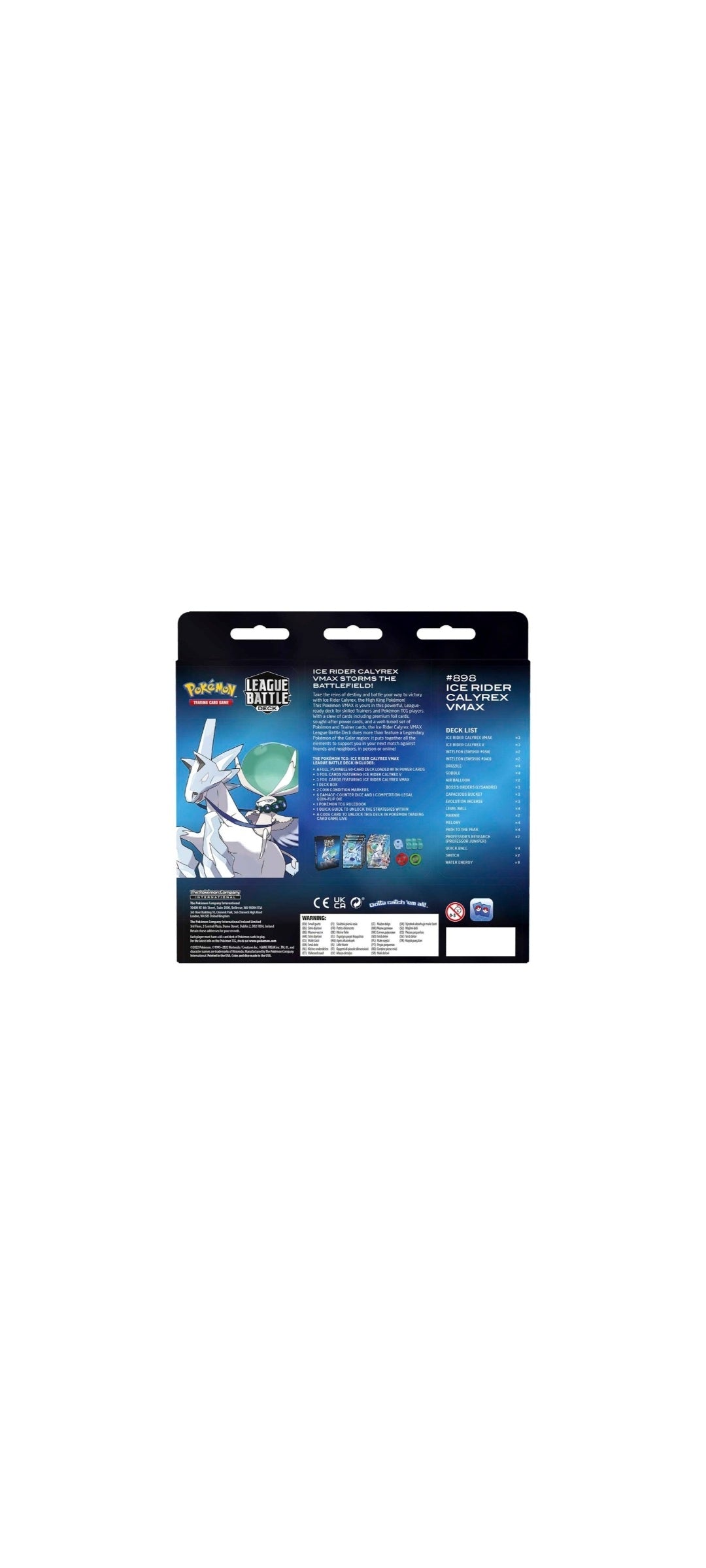 Pokémon TCG - Sword & Shield - League Battle Deck - Ice Rider - Calyrex VMAX 2022 - 2