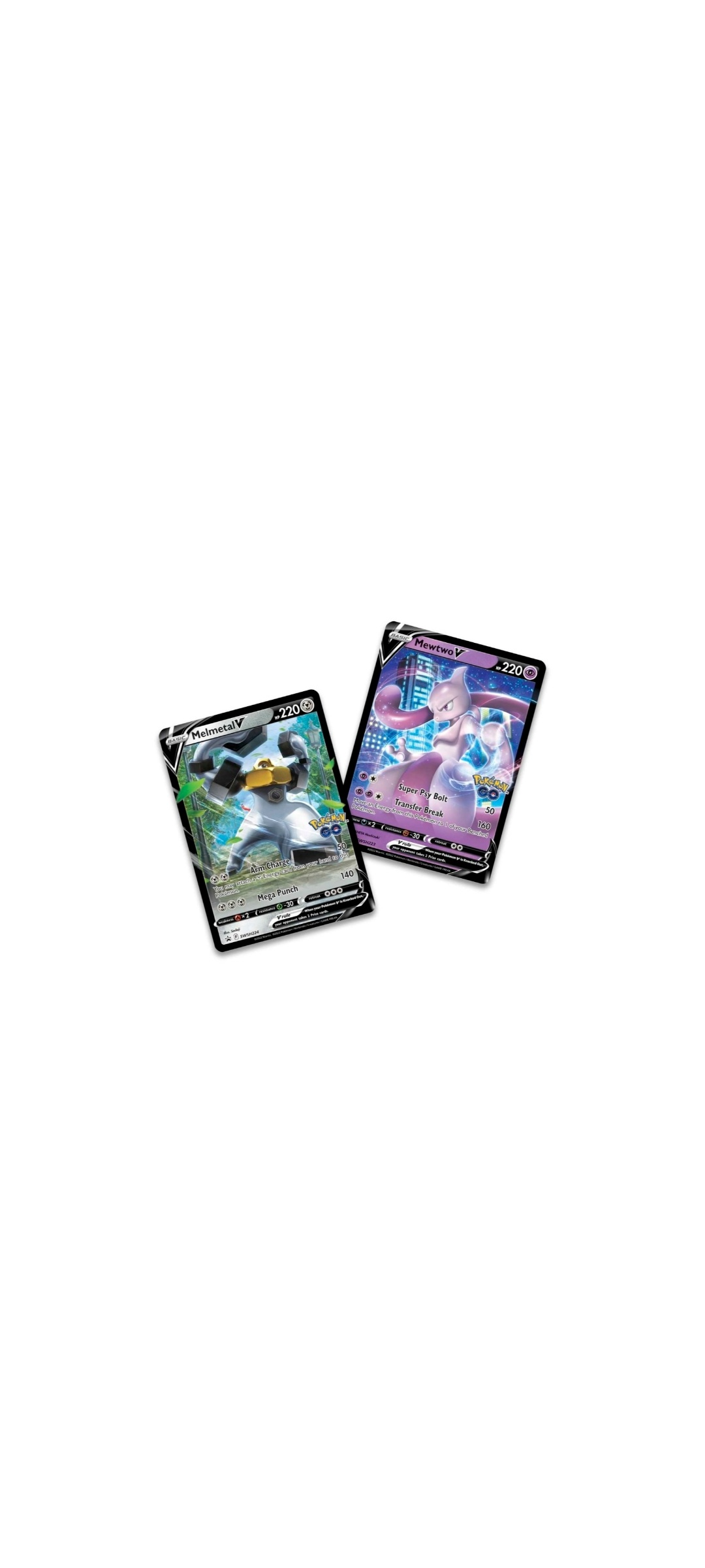Pokémon TCG - Pokémon GO - V Battle Deck Bundle - Mewtwo vs. Melmetal 2022 - 5