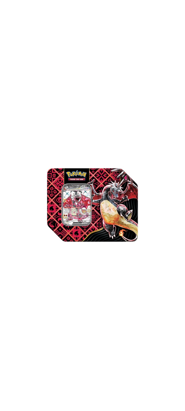 Pokemon TCG - Scarlet & Violet - Paldean Fates - 5 Booster Tin - Charizard ex - Englisch 2024 - 1