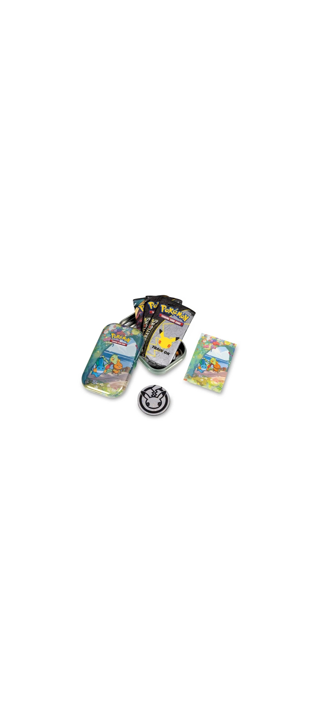 Pokemon TCG - 25th Anniversary - Celebrations - Mini Tin - Gecko, Flemmli und Hydropi - Englisch 2021 - 2