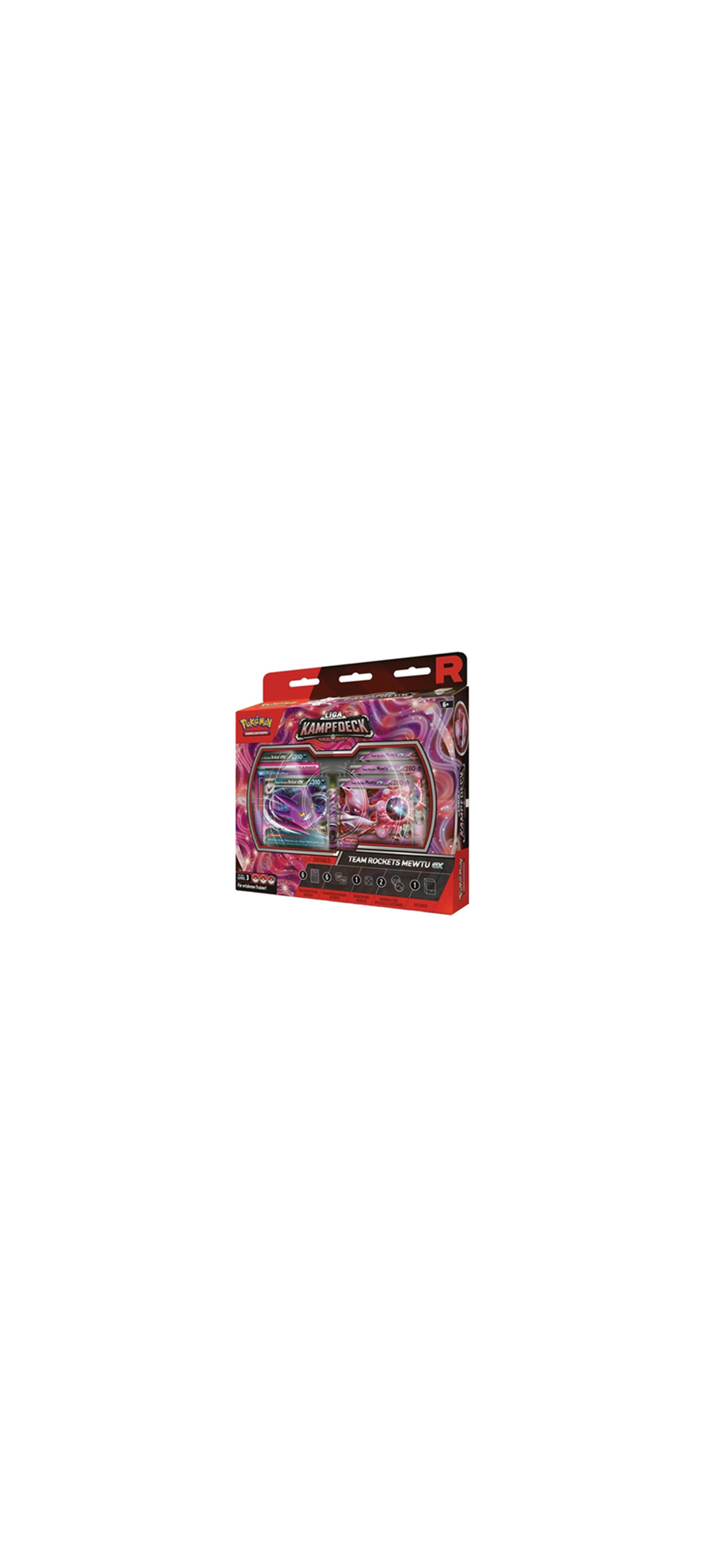 Pokemon Tcg - Karmesin & Purpur - Liga Kampfdeck - Team Rockets - Mewtu ex - Deutsch 2025 - 1