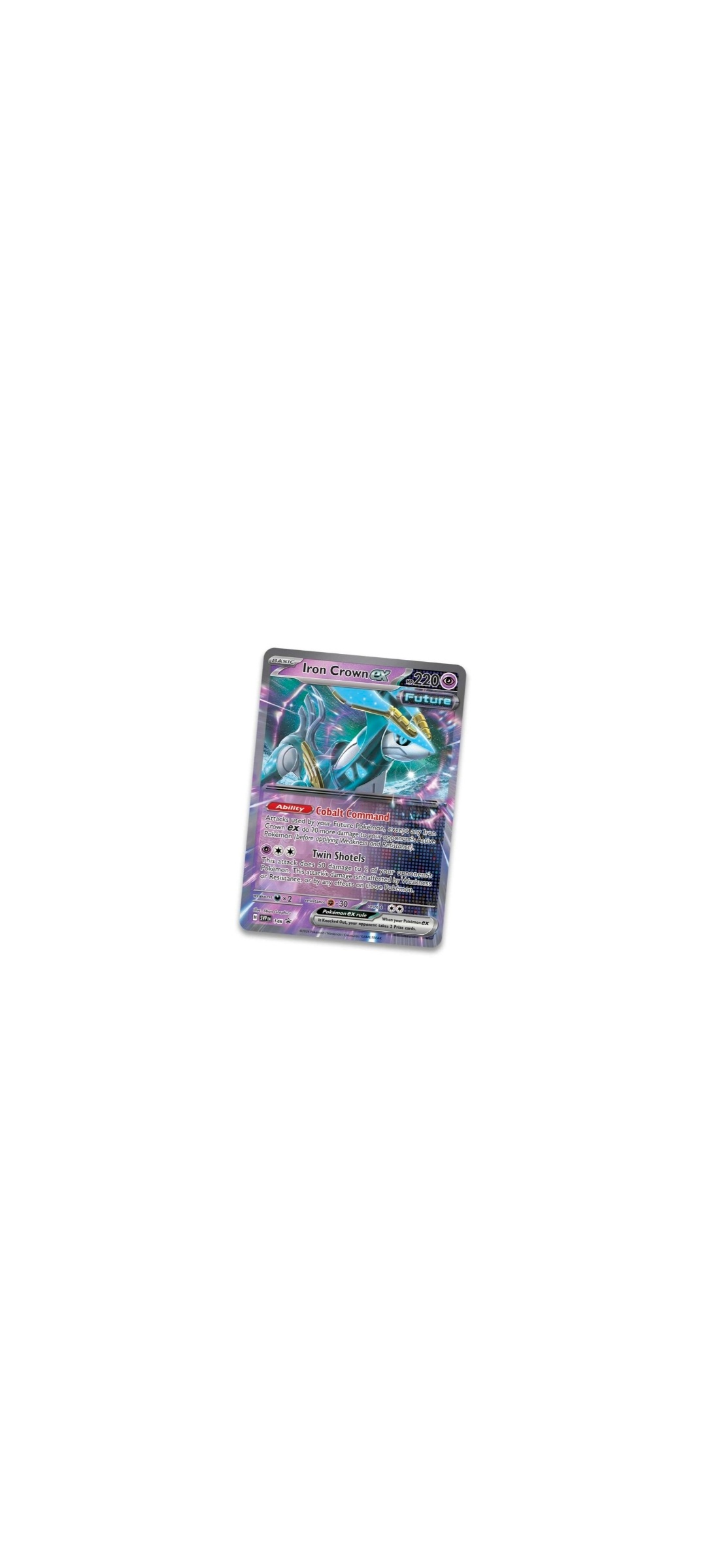 Pokemon TCG - Scarlet & Violet - Paradox Destinies Tin - Iron Crown ex 2024 - 2