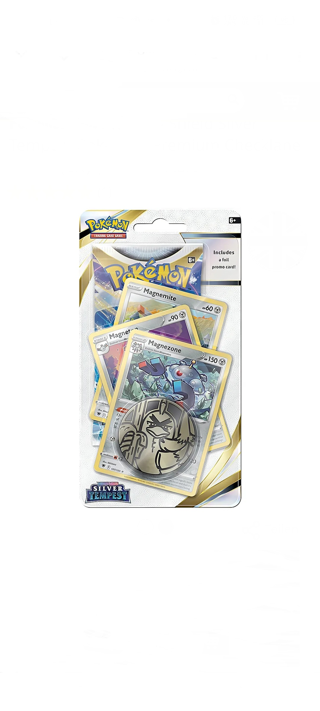 Pokemon TCG - Sword & Shield - Silver Tempest - Checklane Blister - Magnezone - Englisch 2022 