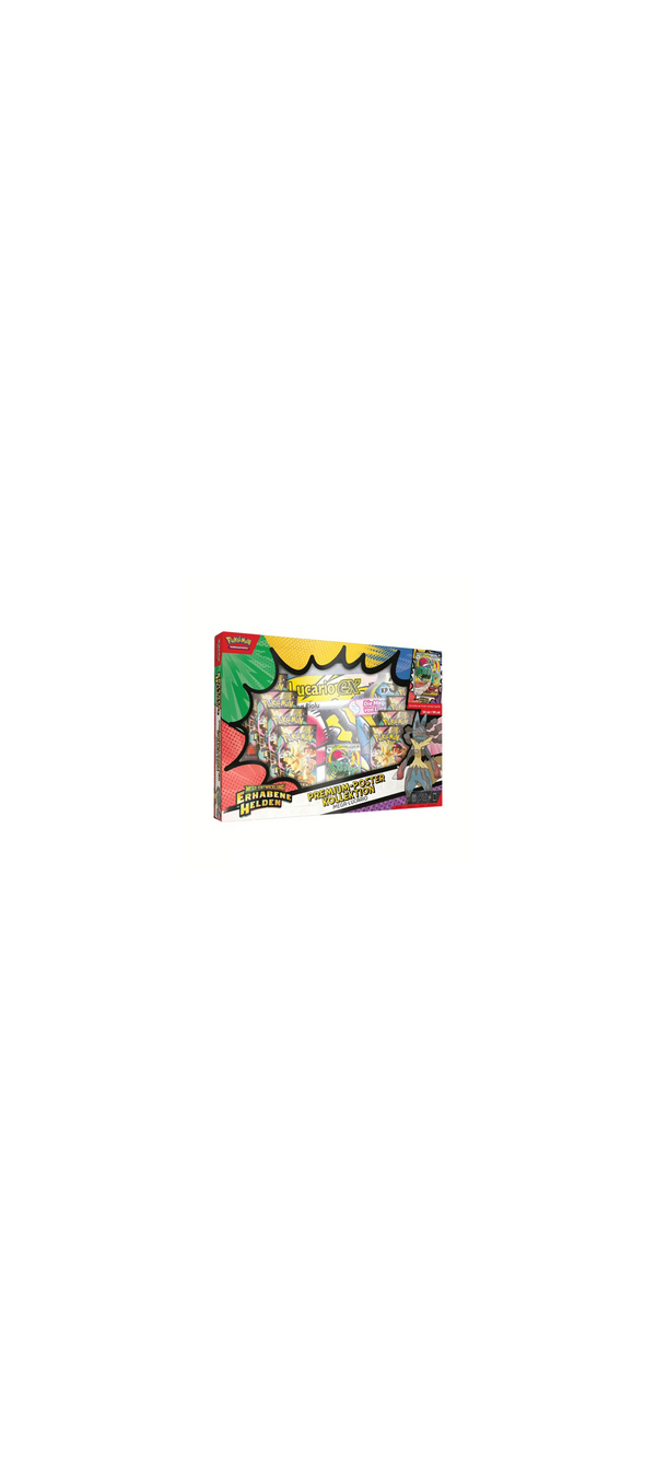 Pokemon TCG - Mega Entwicklung - Erhabene Helden - Premium-Poster Kollektion - Mega Lucario - Deutsch 2026 - 1