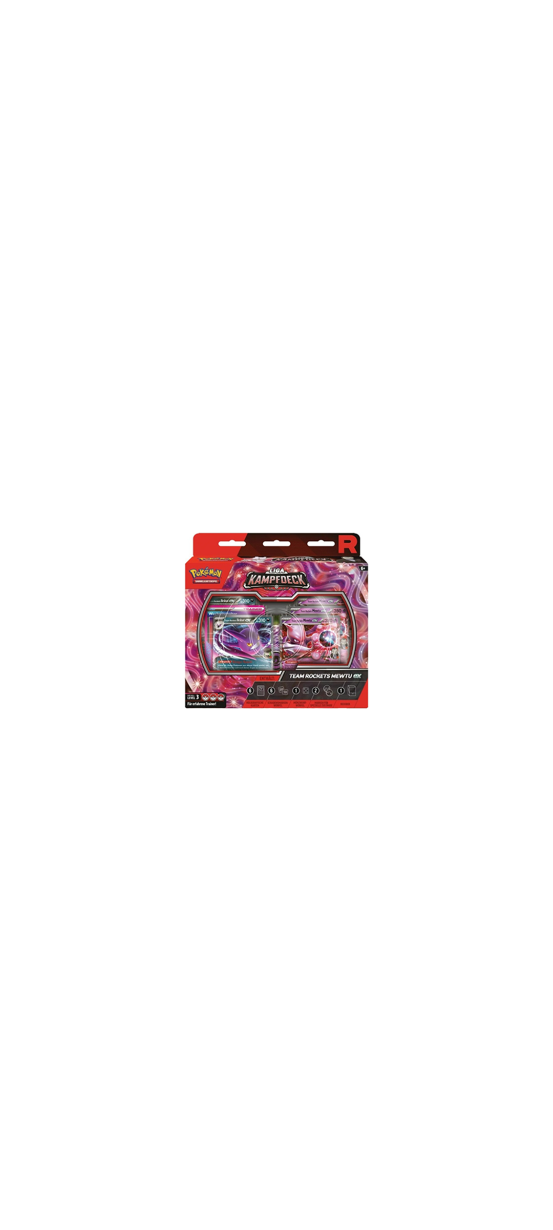 Pokemon Tcg - Karmesin & Purpur - Liga Kampfdeck - Team Rockets - Mewtu ex - Deutsch 2025 - 2