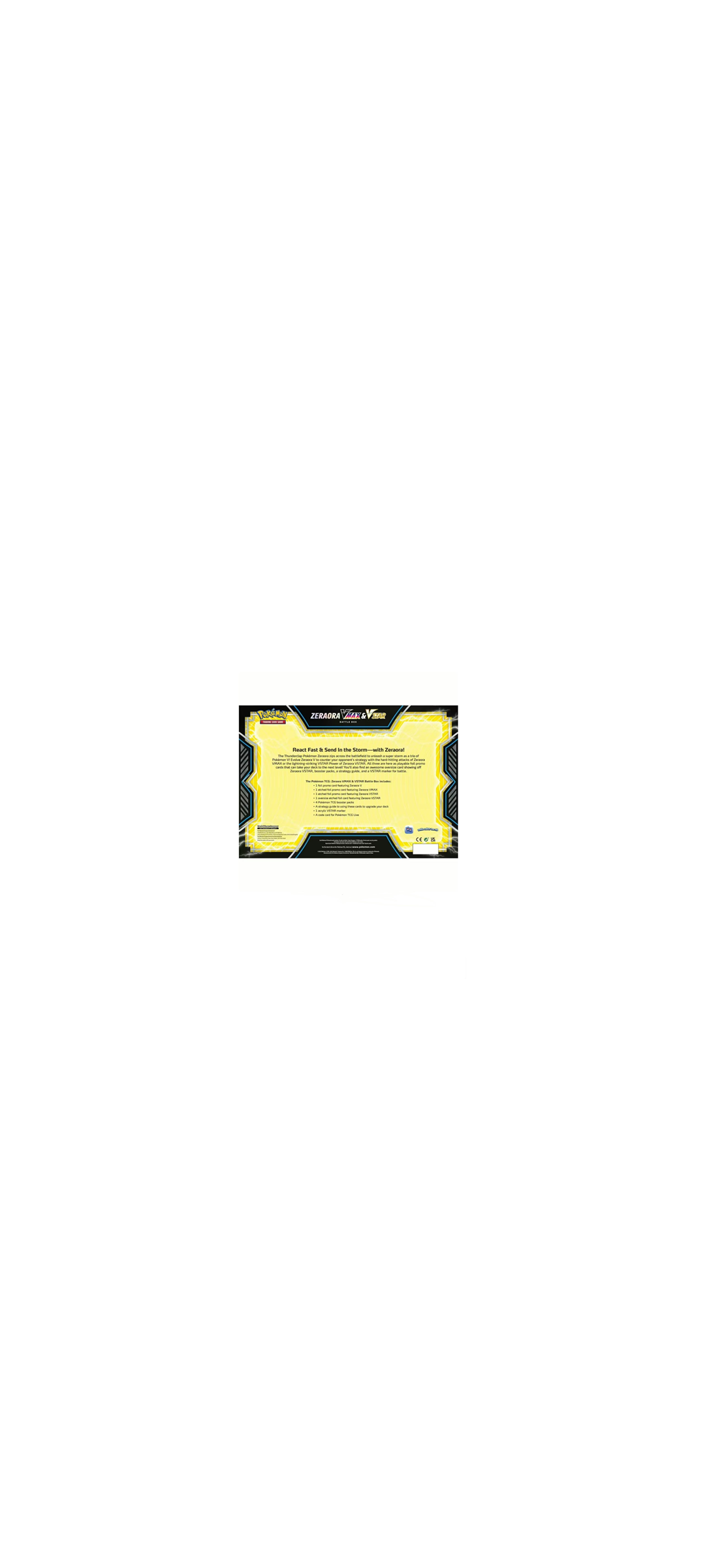 Pokemon TCG - Sword & Shield - Battle Box - Zeraora VMAX & VSTAR - Englisch 2022 - 2