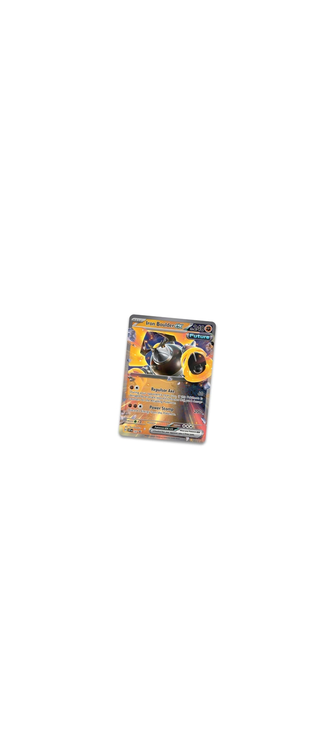 Pokemon TCG - Scarlet & Violet - Paradox Destinies - Tin - Iron Boulder ex - Englisch 2024 - 2