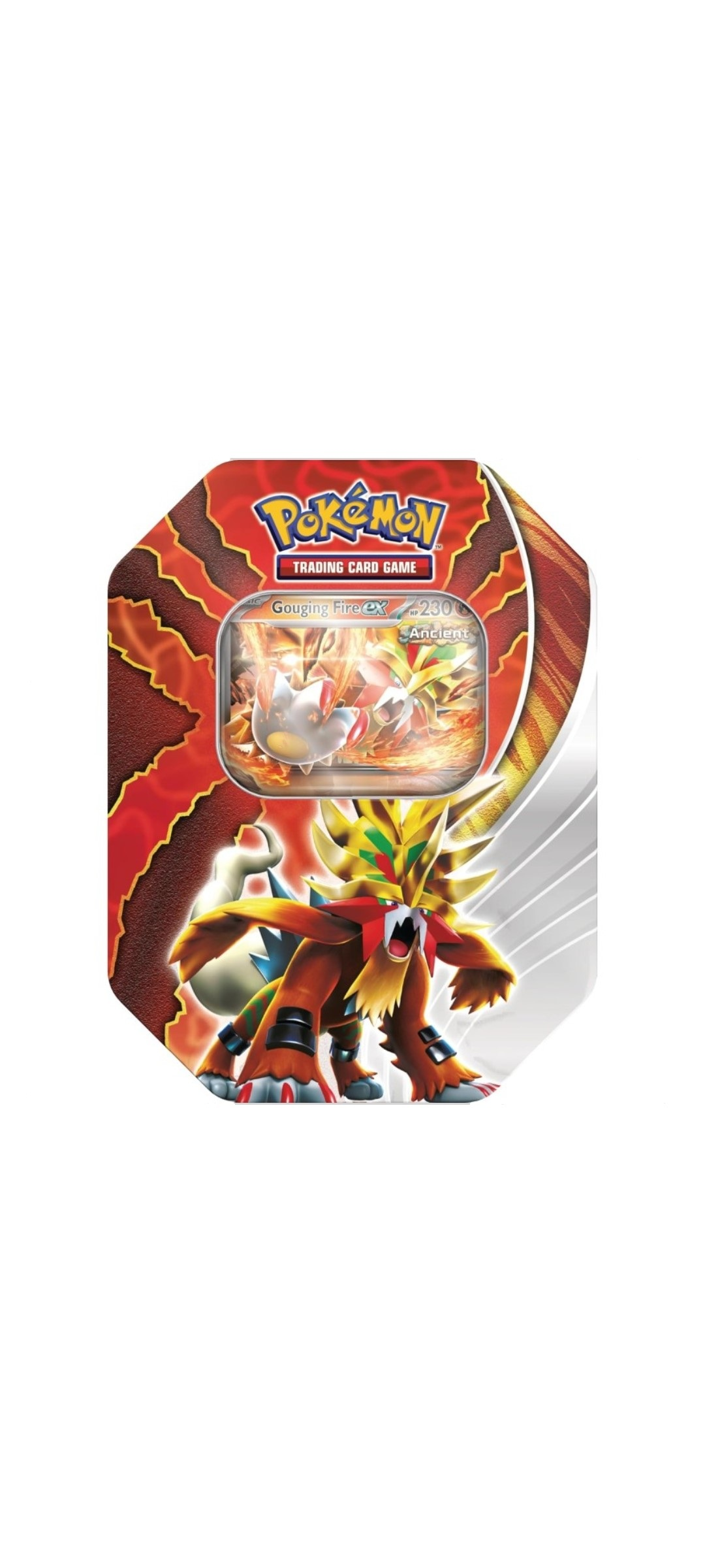 Pokemon TCG - Scarlet & Violet - Paradox Destinies Tin - Gouging Fire ex 2024 - 1