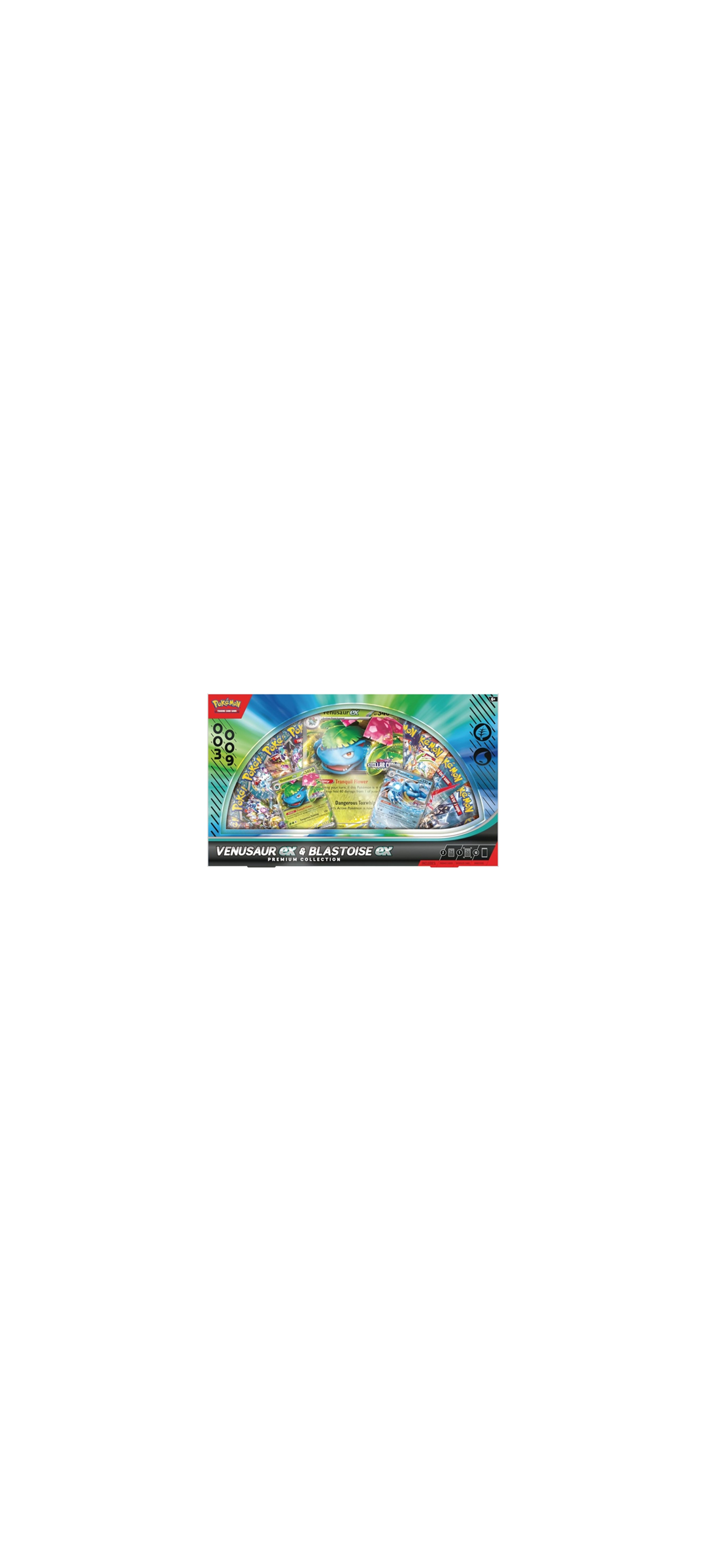Pokemon TCG - Scarlet & Violet - Venusaur ex & Bisaflor ex - Premium-Collektion - Englisch 2025 - 2