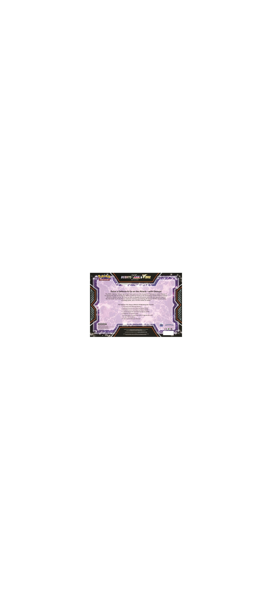 Pokemon TCG - Sword & Shield - Battle Box - Deoxys VMAX & VSTAR - Englisch 2022 - 2