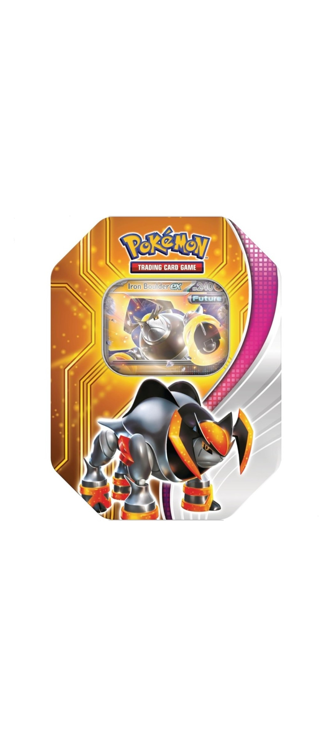 Pokemon TCG - Scarlet & Violet - Paradox Destinies Tin - Iron Boulder ex 2024 - 1