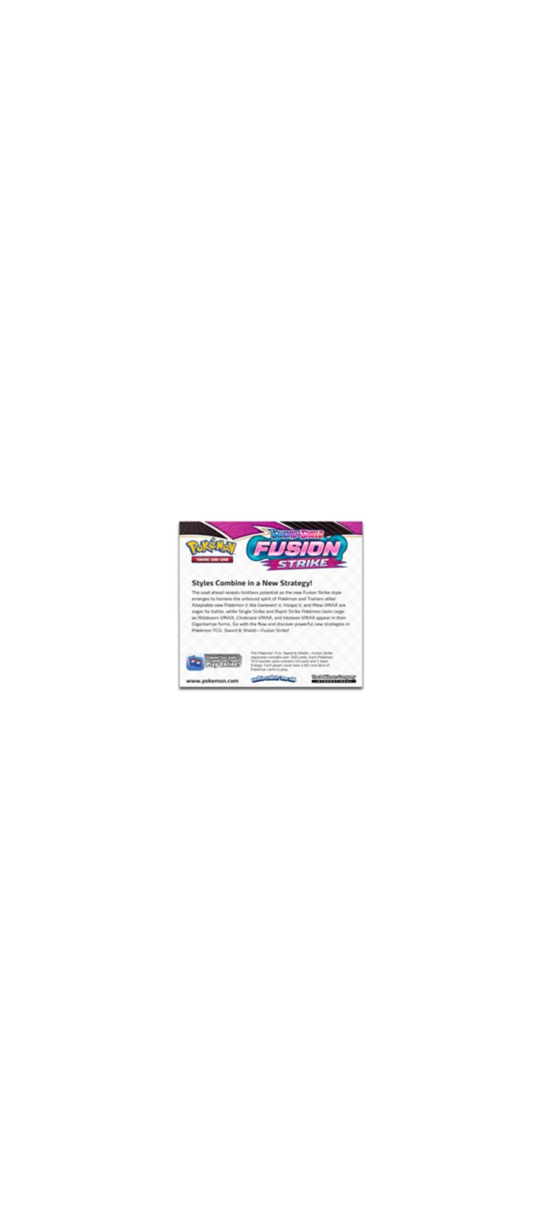 Pokemon TCG - Sword & Shield - Fusion Strike - 36er Display - Englisch 2021 - 3