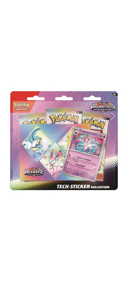 Pokemon TCG - Karmesin & Purpur - Prismatische Entwicklungen - Tech Sticker Kollektion - Three Pack Blister - Deutsch 2025 - 4