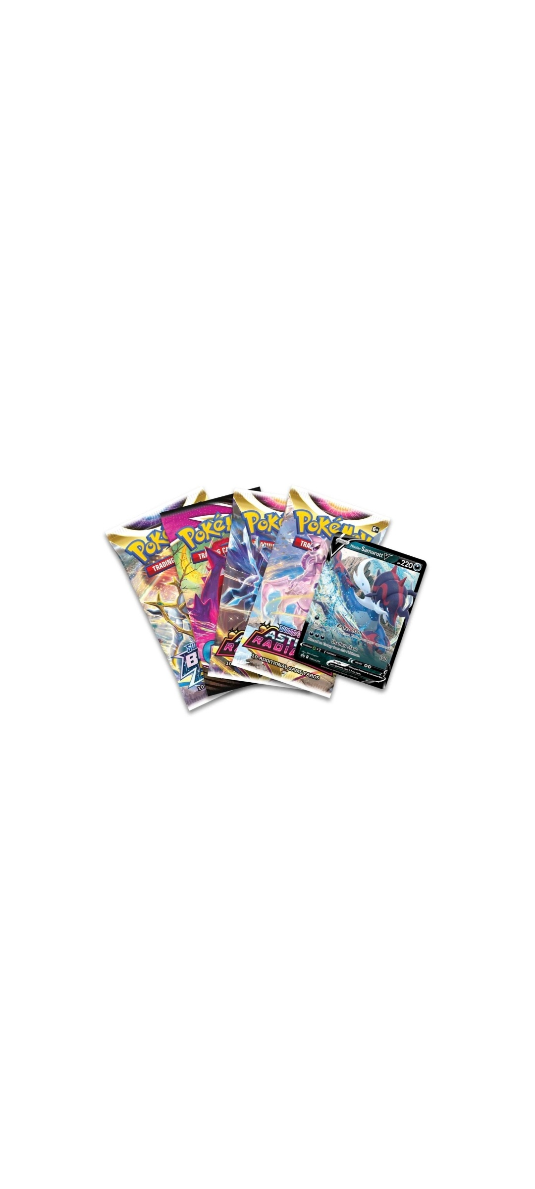 Pokemon TCG - Sword & Shield - Divergent Powers Tin - Hisuian Samurott V 2022 - 2