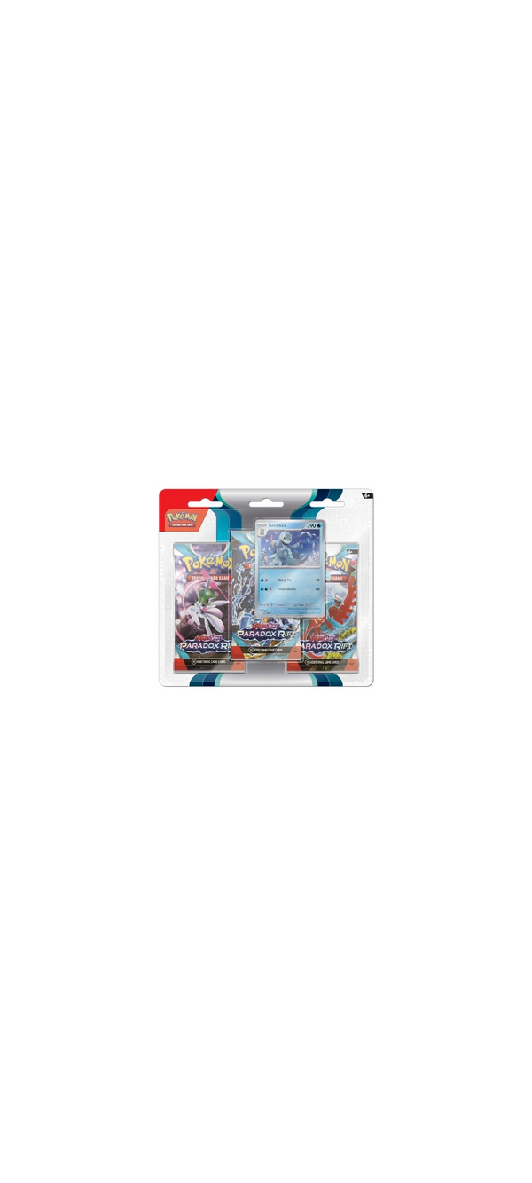 Pokemon TCG - Scarlet & Violet - Paradox Rift - Three Pack Blister - Arctibax