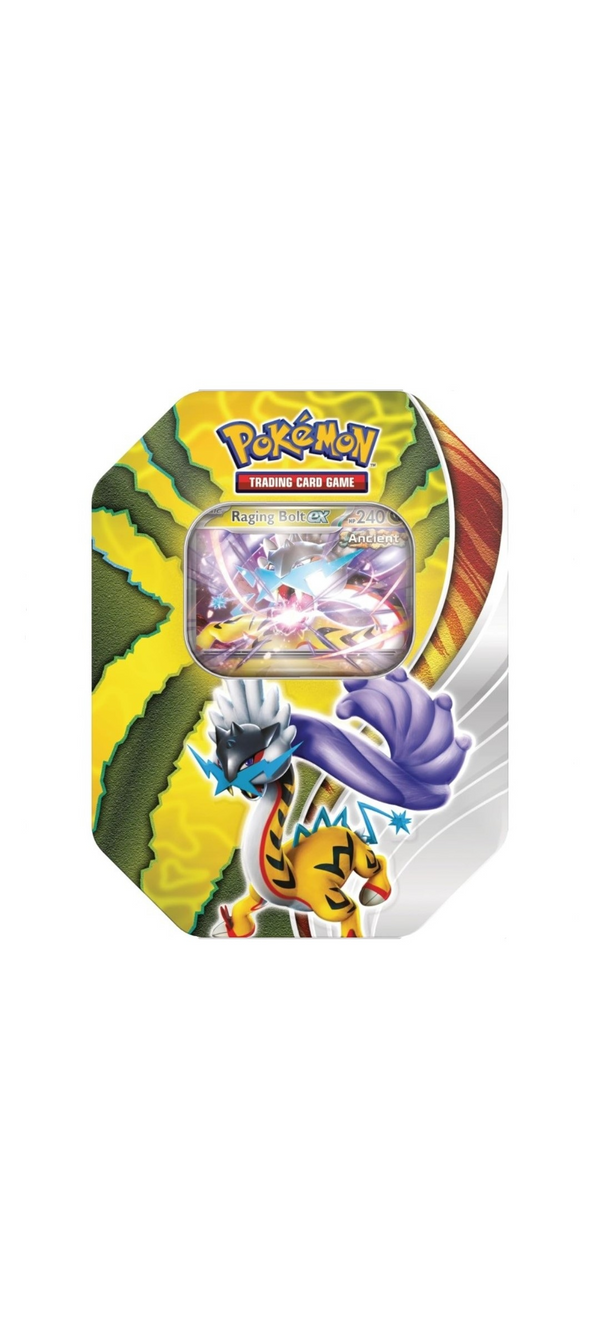 Pokemon TCG - Scarlet & Violet - Paradox Destinies Tin - Raging Bolt ex 2024 - 1
