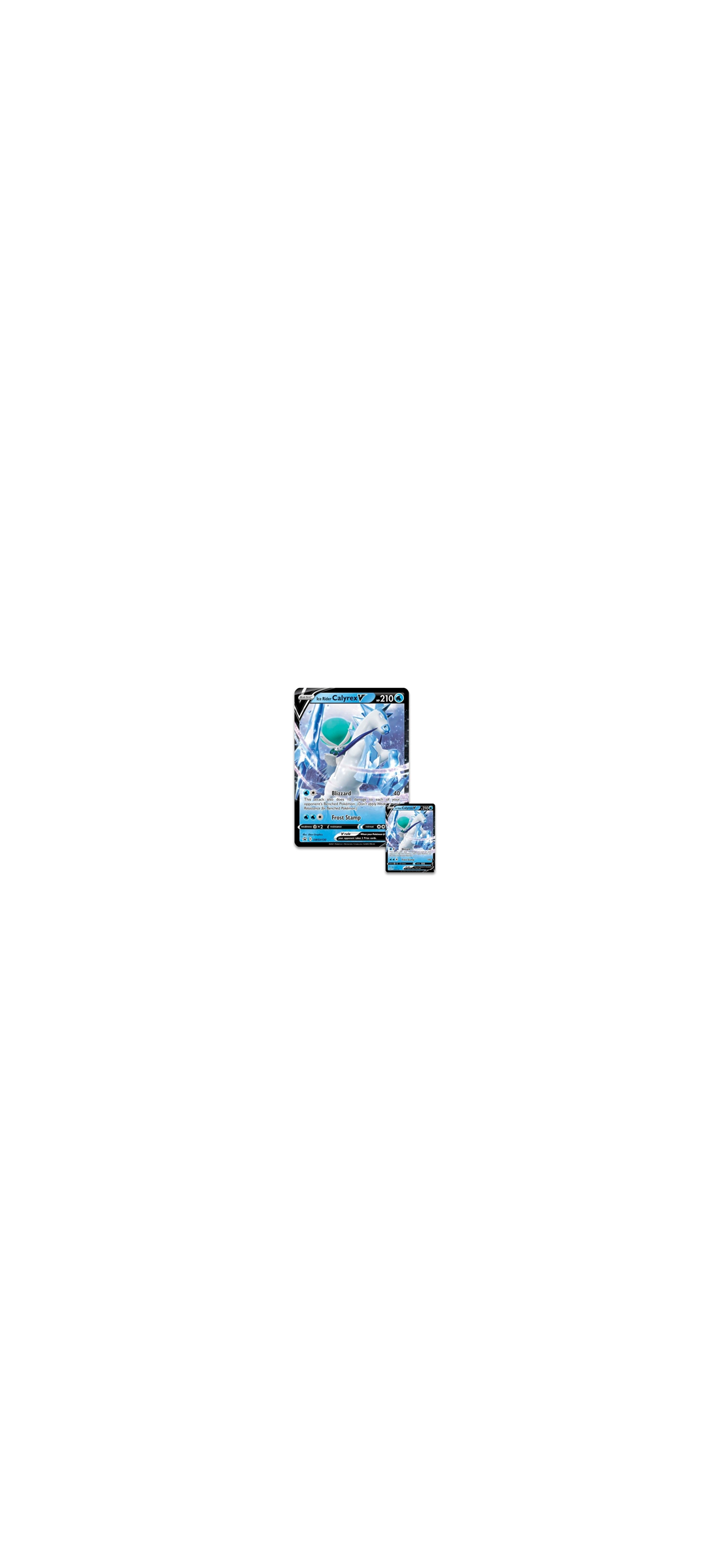 Pokemon TCG - Sword & Shield - Ice Rider - Calyrex V Box - Englisch 2021 - 2