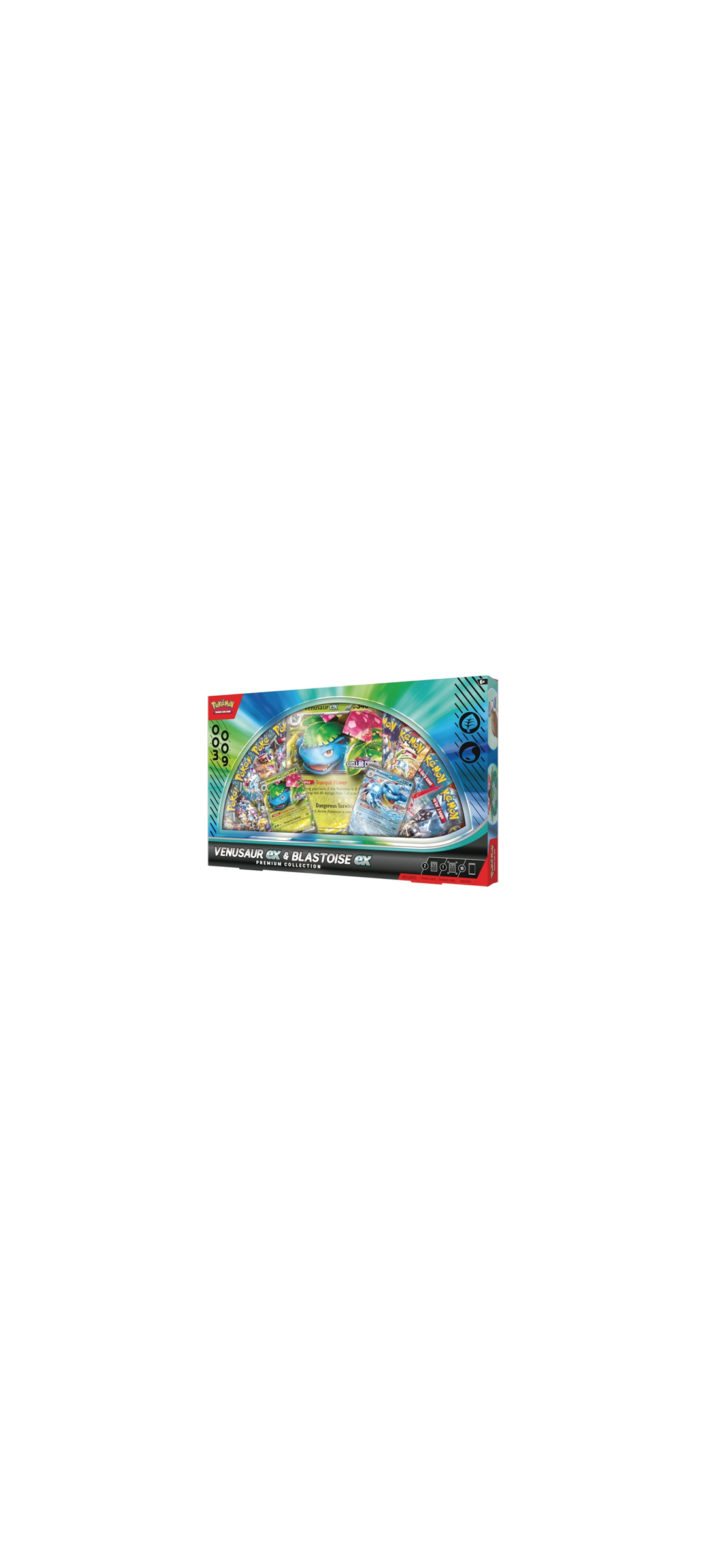 Pokemon TCG - Scarlet & Violet - Venusaur ex & Bisaflor ex - Premium-Collektion - Englisch 2025 - 1