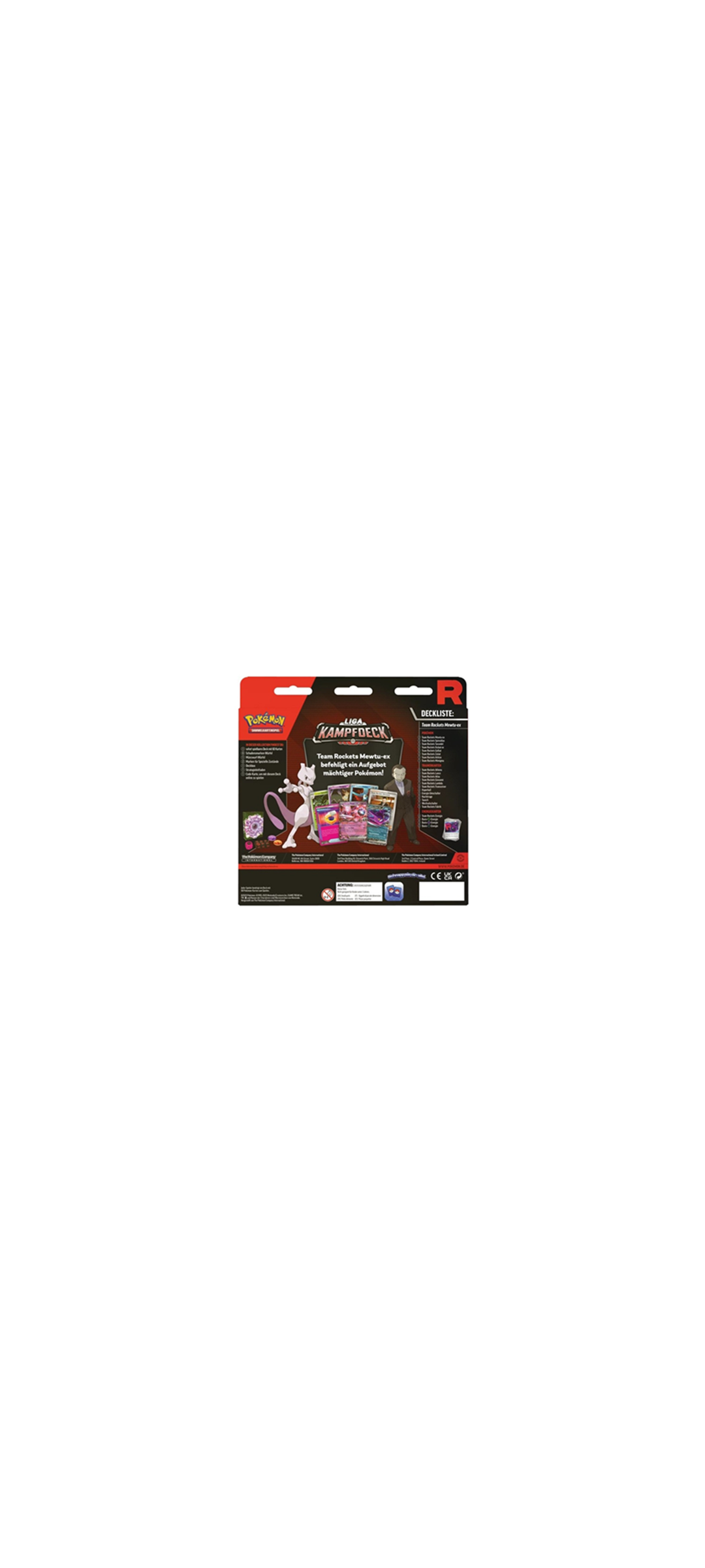 Pokemon Tcg - Karmesin & Purpur - Liga Kampfdeck - Team Rockets - Mewtu ex - Deutsch 2025 - 4