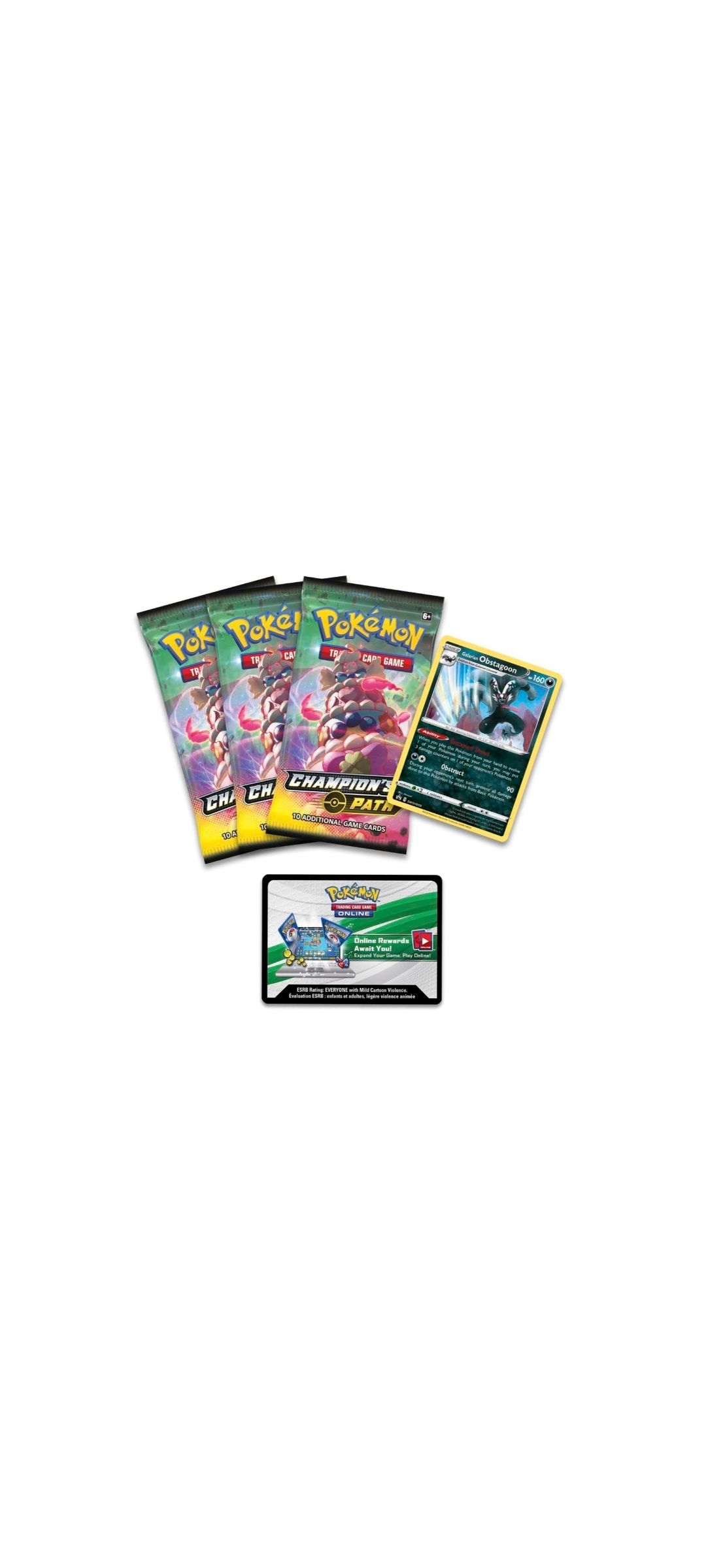 Pokémon TCG - Champion`s Path - Spikemuth Gym - Galarian Obstagoon 2020 - 2